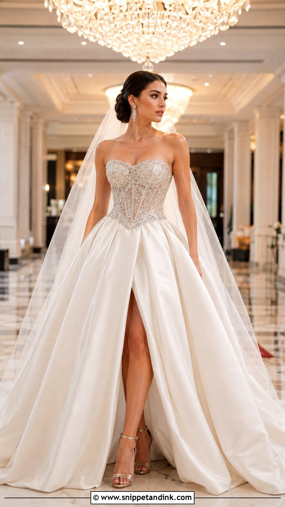 Beaded Corset Princess Ball Gown Wedding Dress - Snippet and Ink - 20 Dream Wedding Dresses Ball Gown Princesses