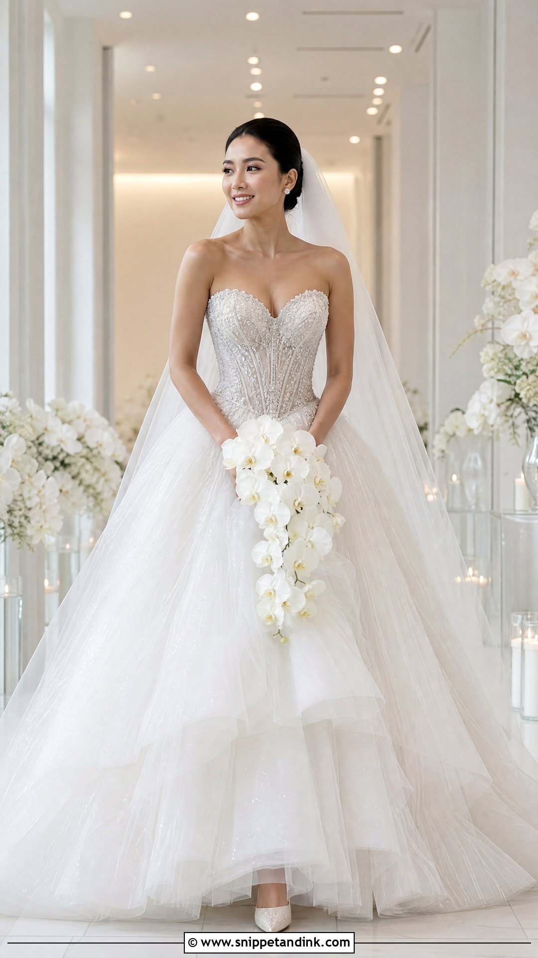 Beaded Corset Princess Ball Gown - Snippet and Ink - 20 Wedding Ball Gown Princess Ideas