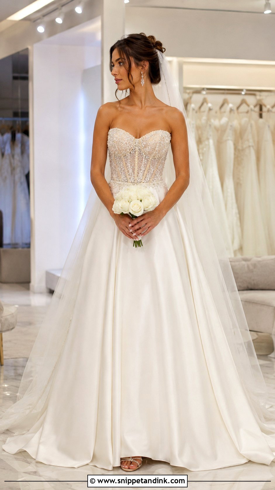 Beaded Corset Wedding Dress - Snippet and Ink - 25 2008 Wedding Dresses