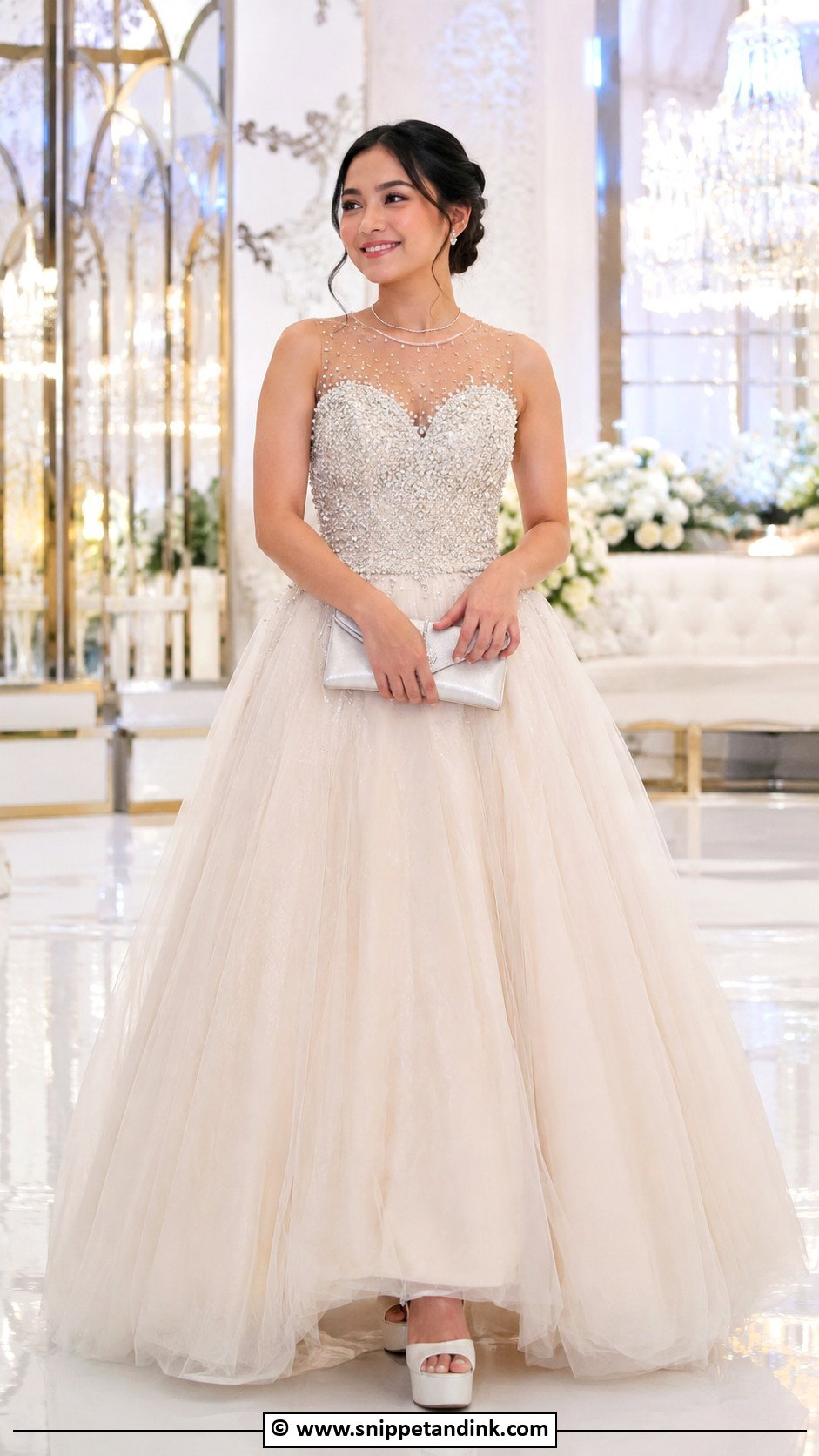 Beaded Debut Dress - Snippet and Ink - 25 Debut Dress Ideas
