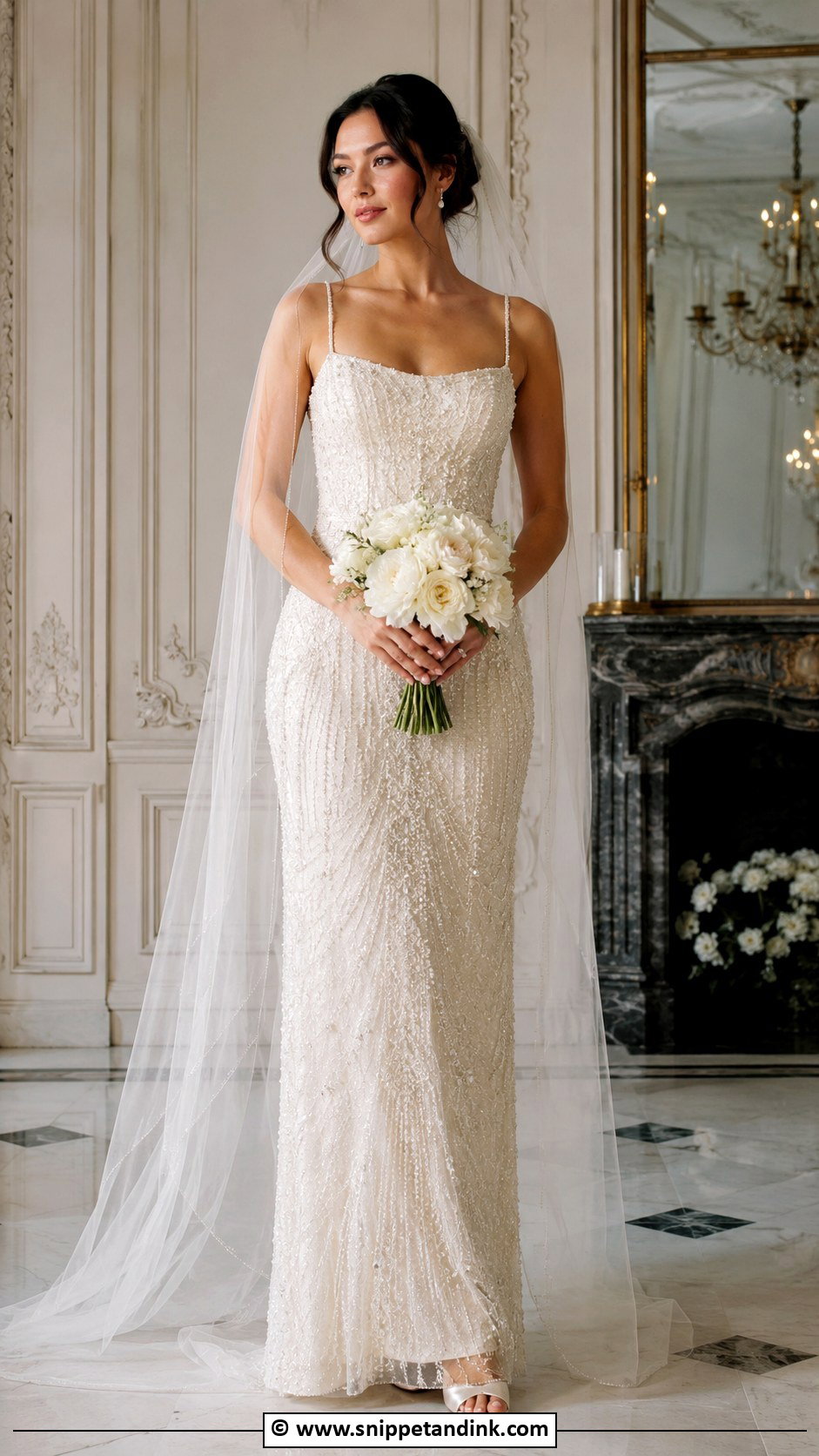 Beaded Designer Wedding Dress - Snippet and Ink - 30 Designer Wedding Dresses