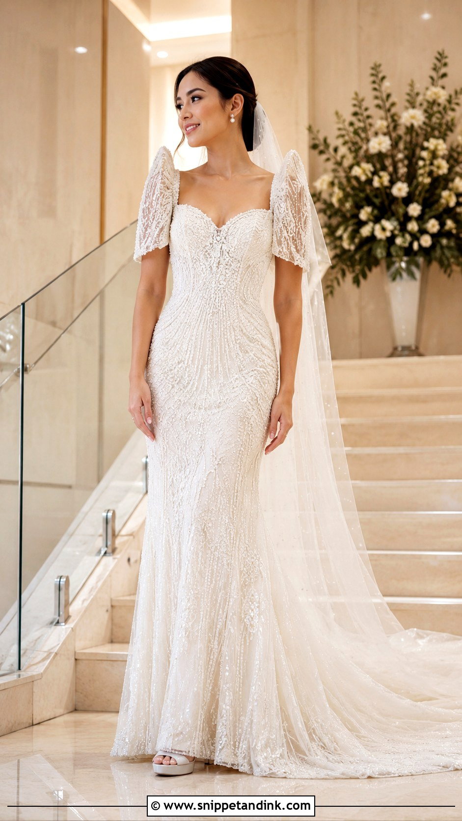 Beaded Filipiniana Wedding Gown - Snippet and Ink - 25 Filipiniana Wedding Gown Ideas