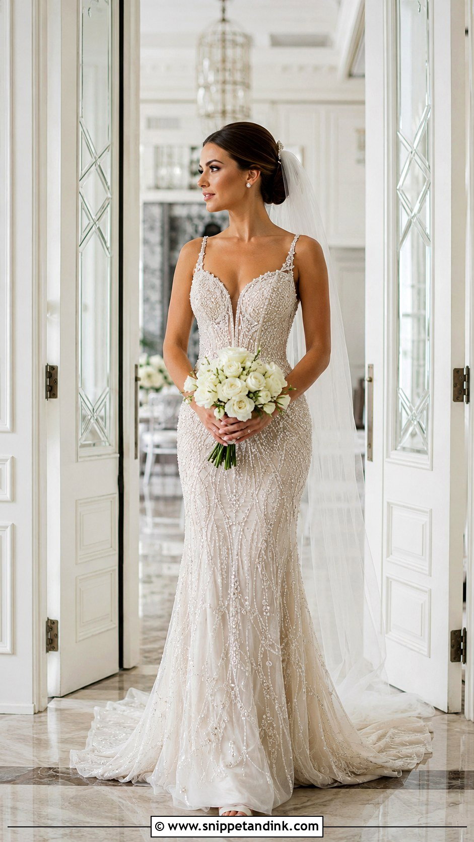 Beaded Glamour Marriage Gown - Snippet and Ink - 20 Marriage Gowns Brides