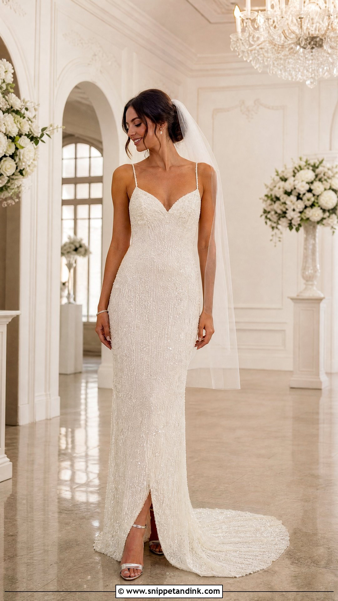 Beaded Gown Wedding Dress - Snippet and Ink - 25 Gown Wedding Dress Ideas