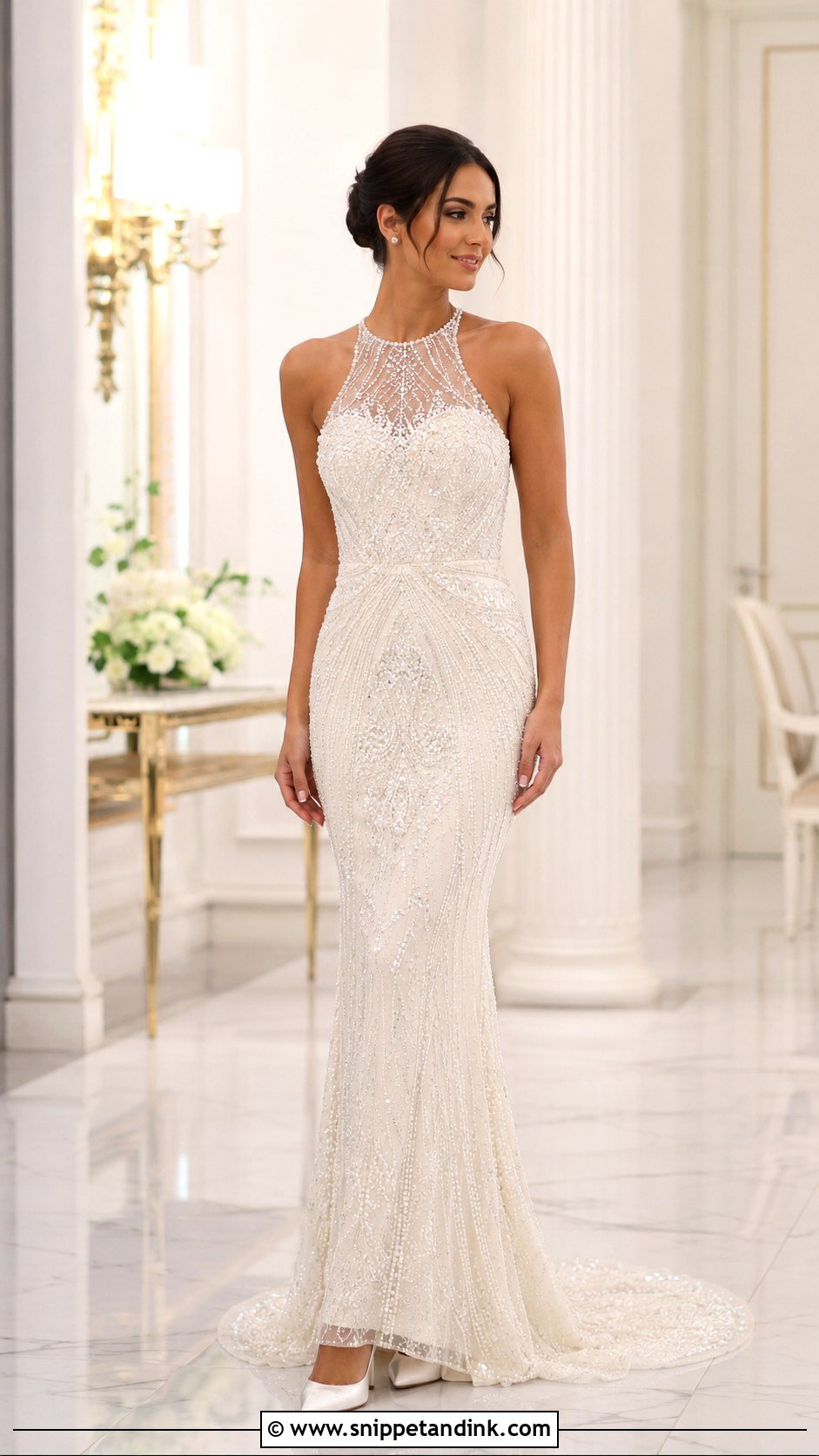 Beaded Haute Couture Wedding Dress - Snippet and Ink - 25 Haute Couture Wedding Dress Ideas