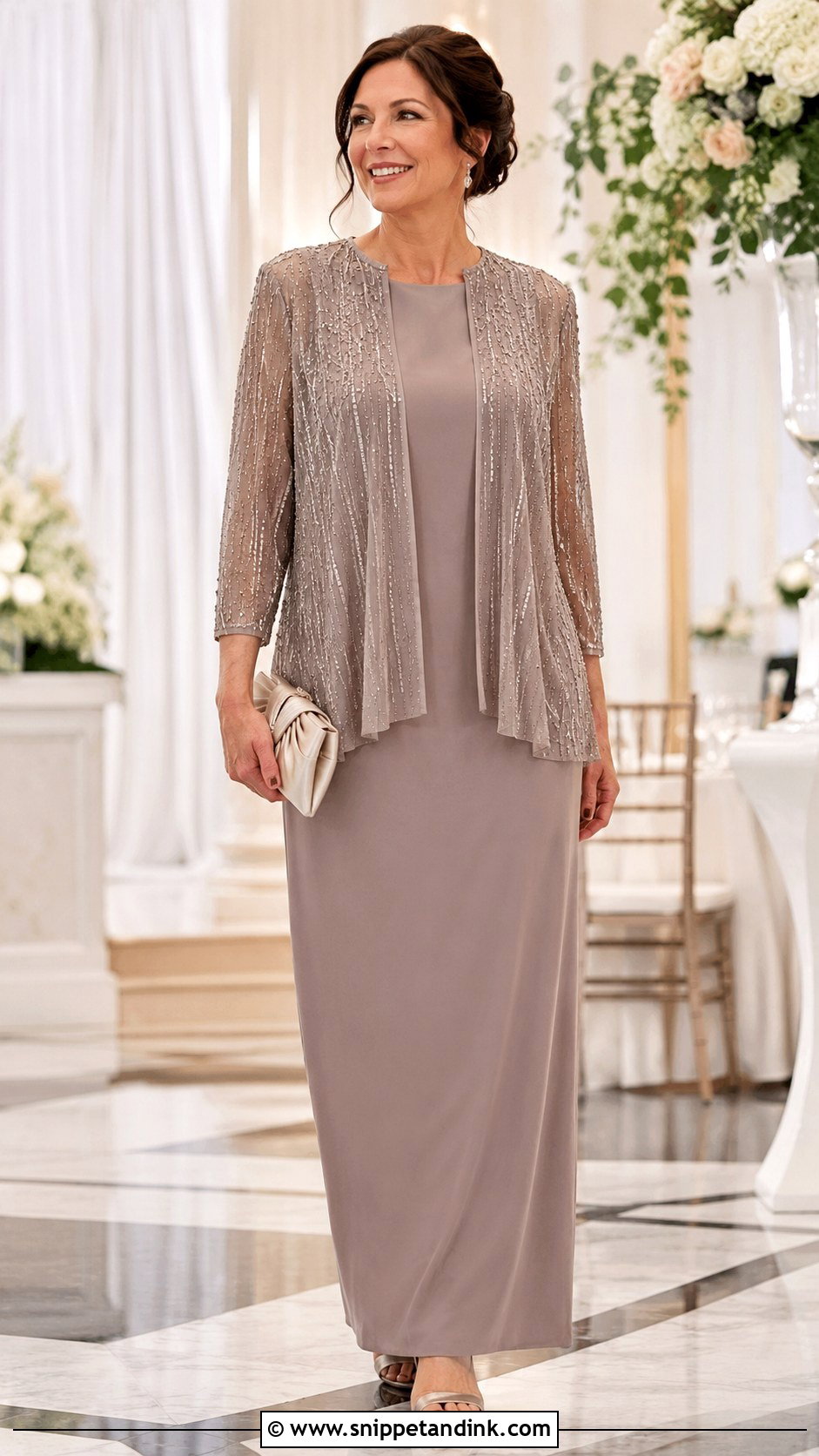 Beaded Jacket MOB Dress - Snippet and Ink - 30 Mob Dresses