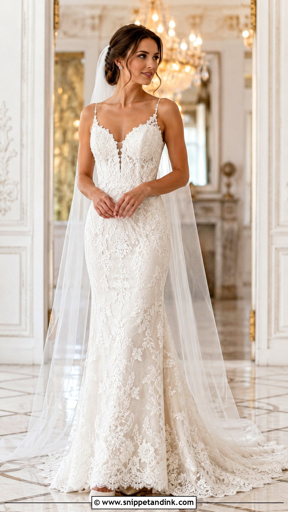 Beaded Lace Wedding Dress - Snippet and Ink - 25 Textured Wedding Dress Ideas