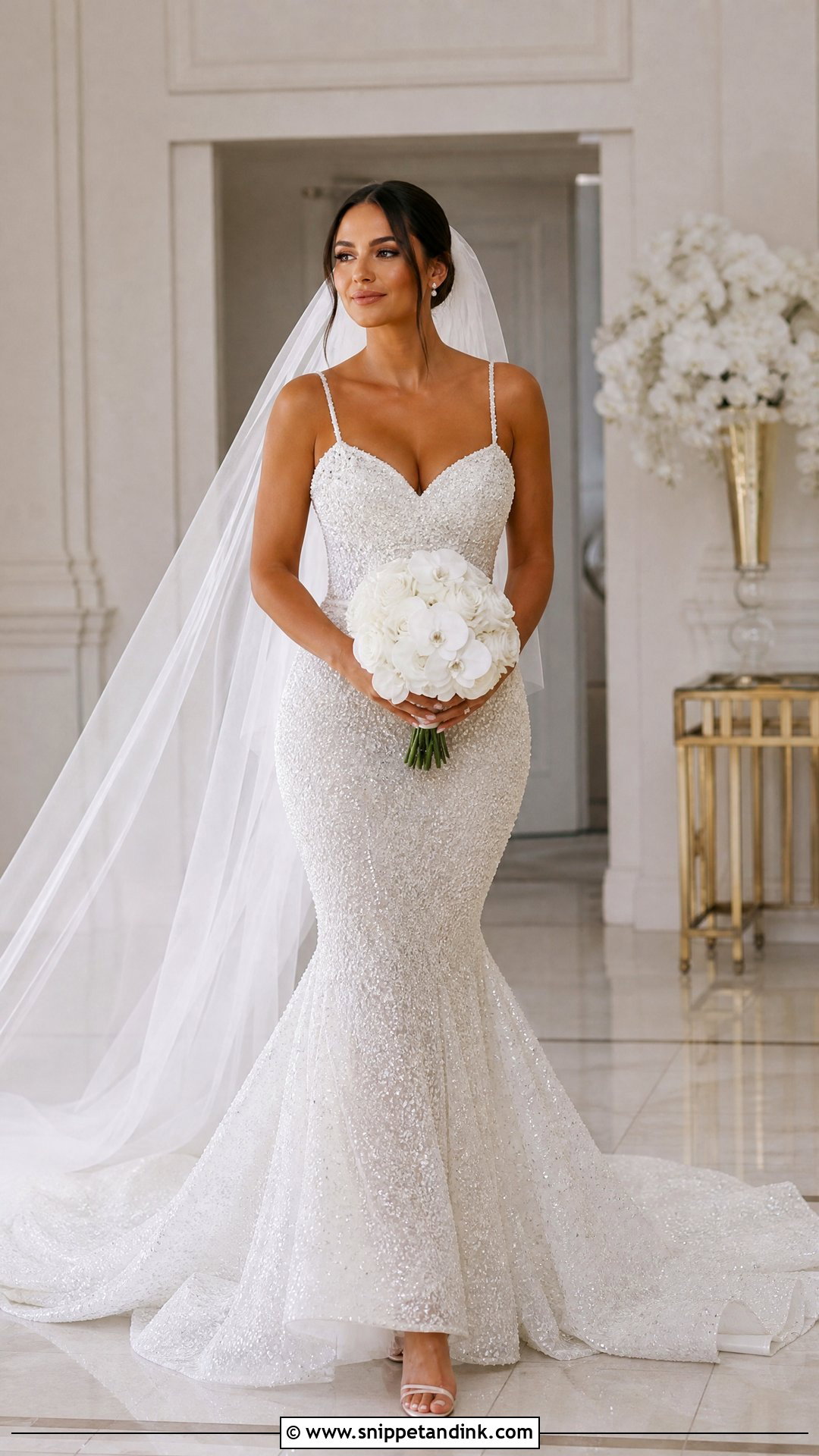 Beaded Mermaid Bridal Dress - Snippet and Ink - 25 Luxury Bridal Dress Ideas