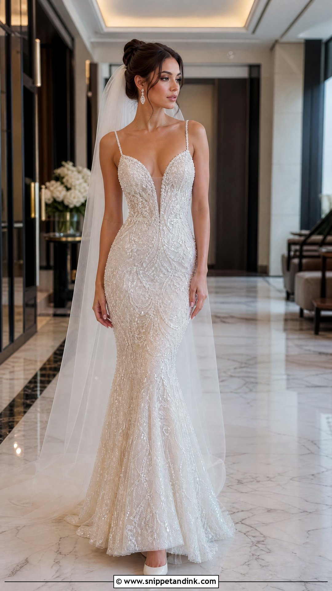 Beaded Mermaid Wedding Dress - Snippet and Ink - 25 Expensive Wedding Dress Ideas