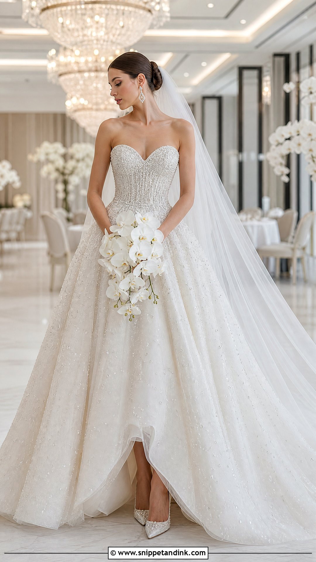 Beaded Princess Ball Gown Wedding Dress - Snippet and Ink - 20 Princess Wedding Dresses Ball Gown Fairytale