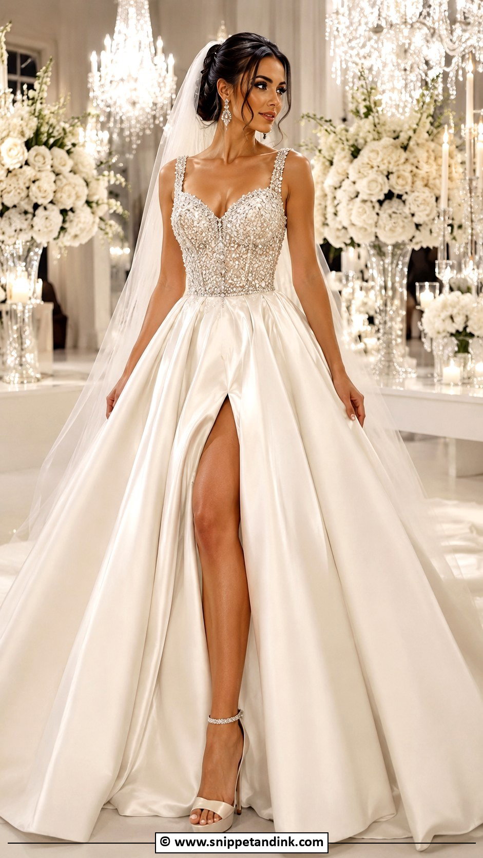 Beaded Princess Wedding Dress - Snippet and Ink - 35 Princess Wedding Dress Ideas