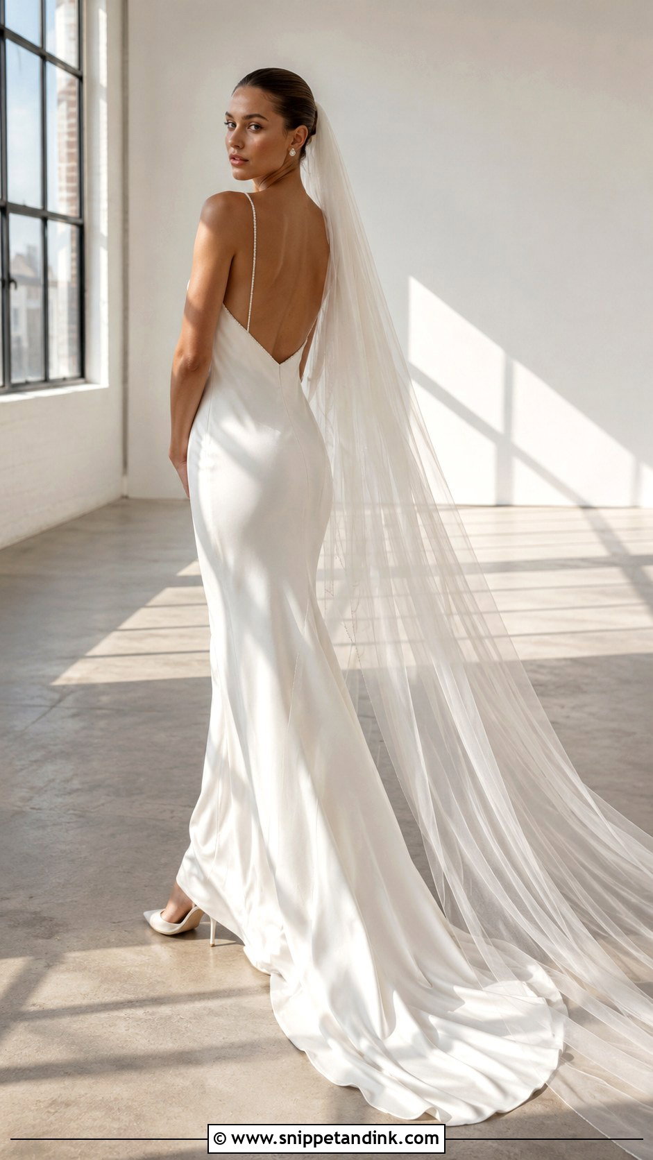 Beaded Slip Wedding Dress - Snippet and Ink - 20 Beaded Bridal Gown Ideas