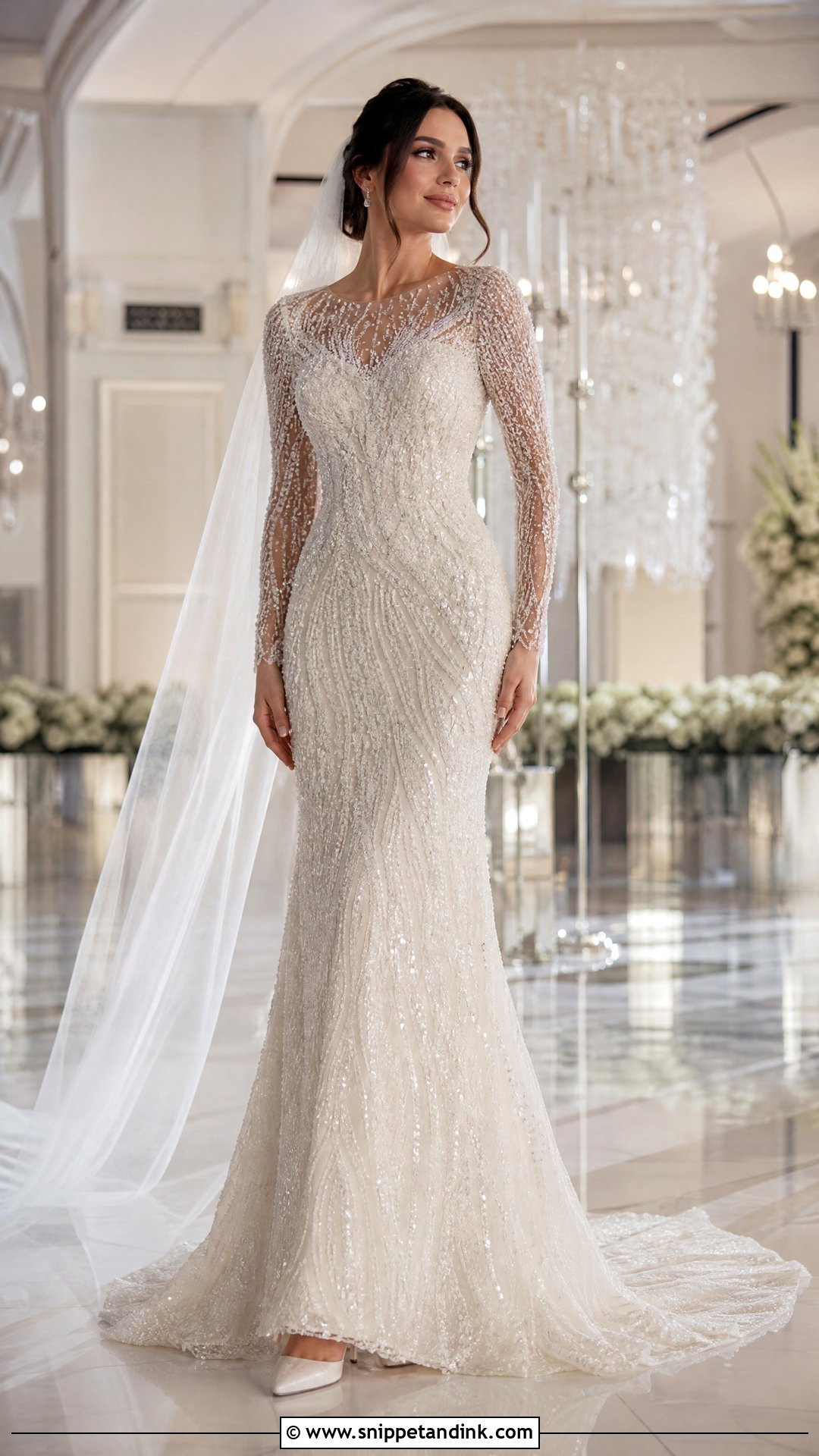 Beaded Turkish Bridal Dress - Snippet and Ink - 25 Turkish Bridal Dresses