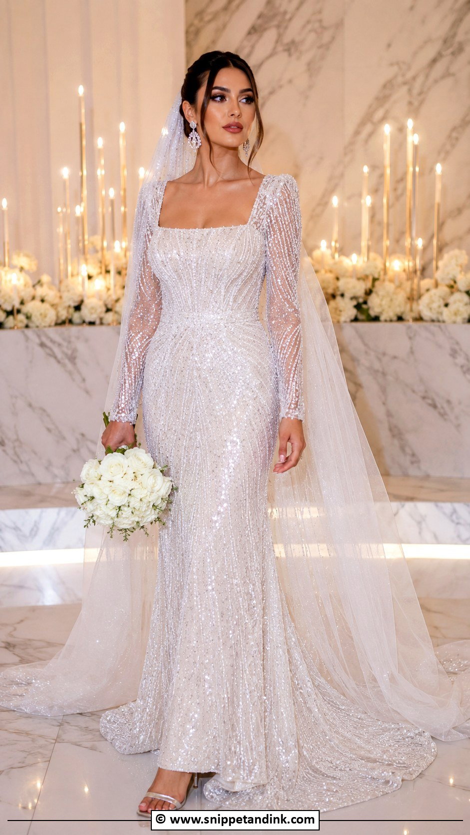 Beaded Turkish Wedding Dress - Snippet and Ink - 30 Turkish Wedding Dress Ideas