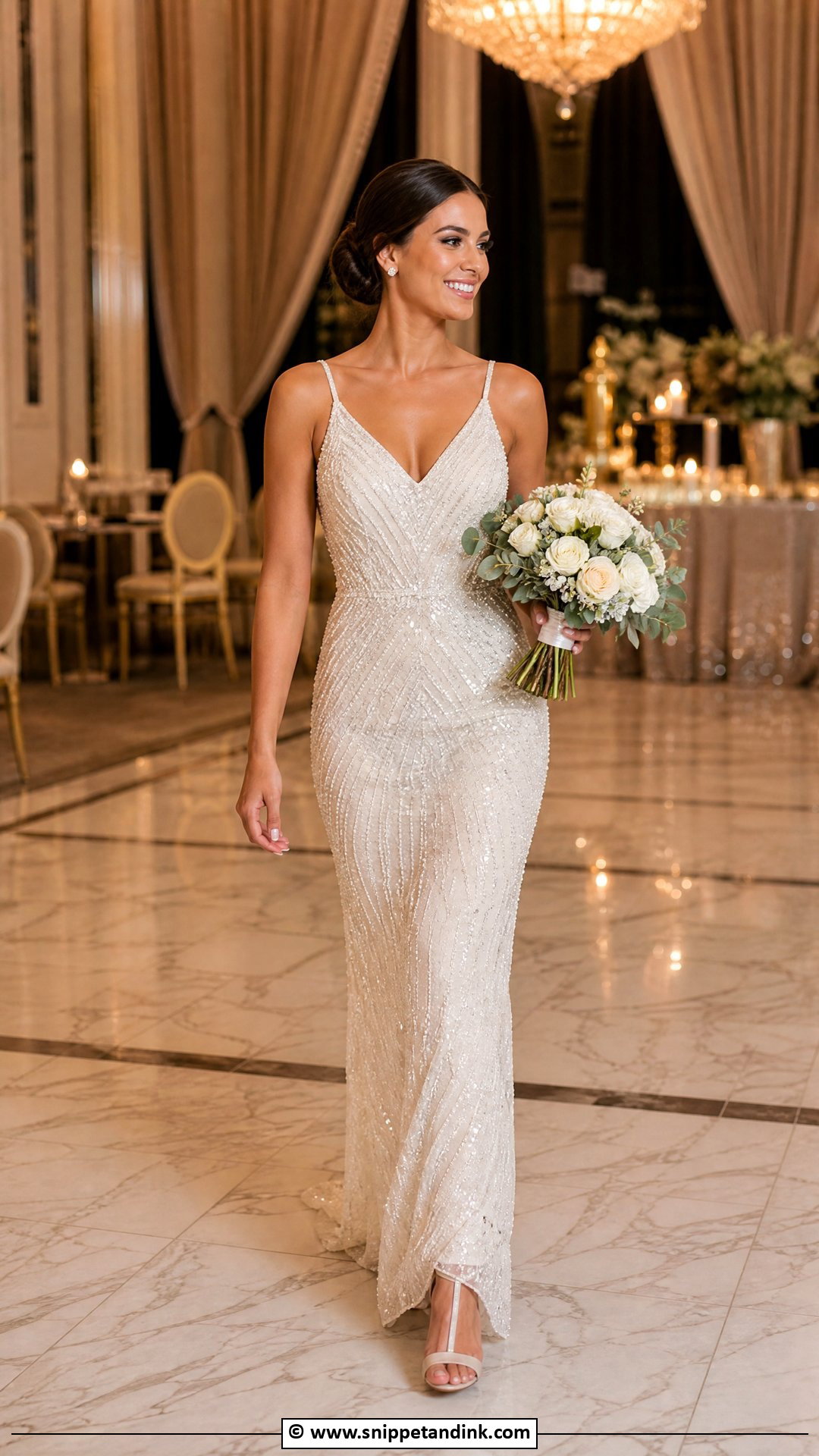 Beaded Wedding Dress - Snippet and Ink - 35 Dream Wedding Dresses