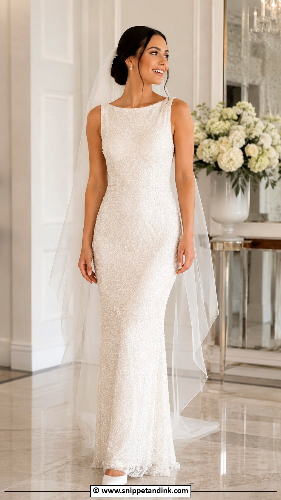 Beaded Wedding Dress - Snippet and Ink - 35 Timeless Wedding Dress Ideas