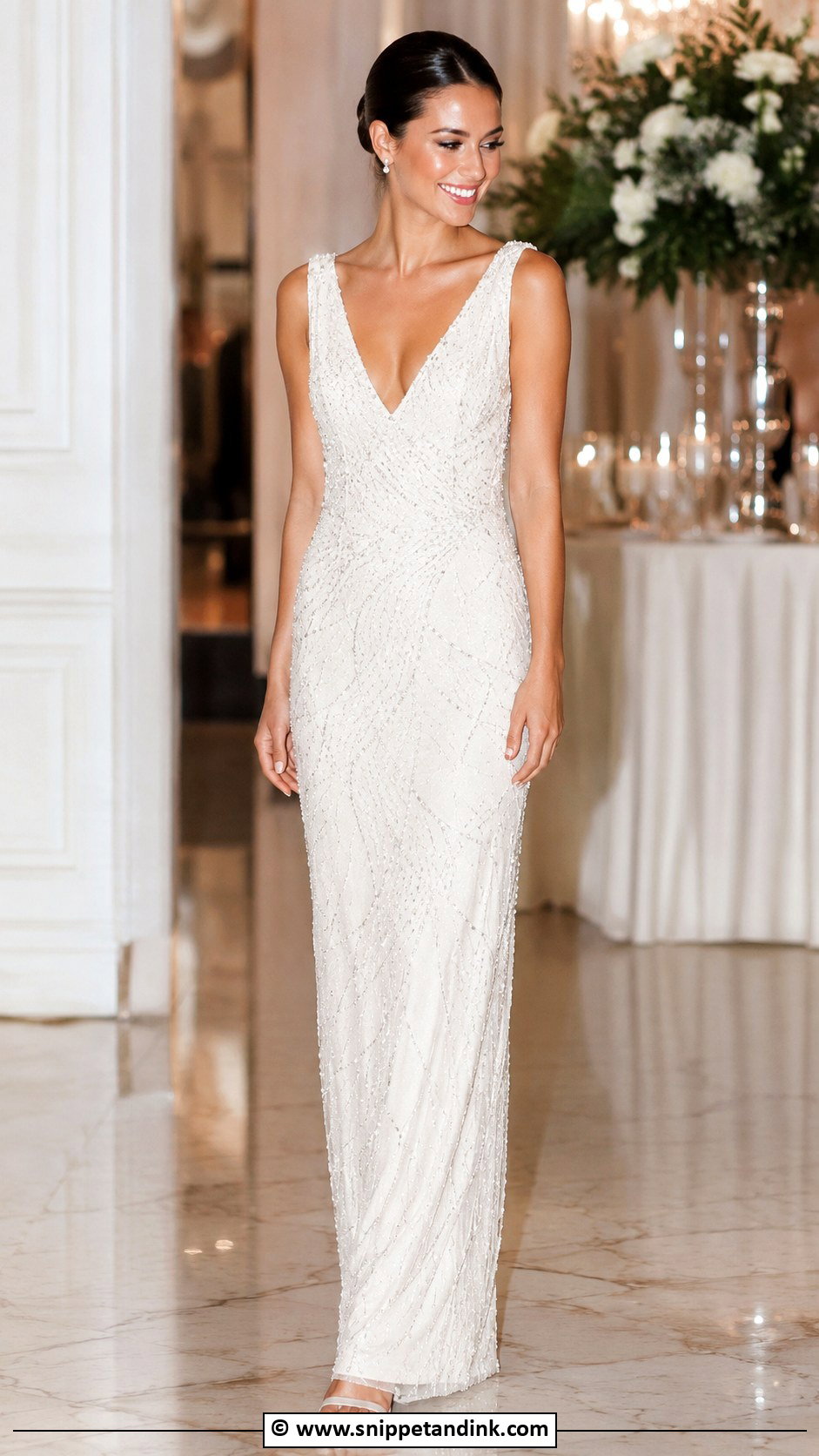 Beaded Wedding Dress - Snippet and Ink - 35 Unique Wedding Dresses
