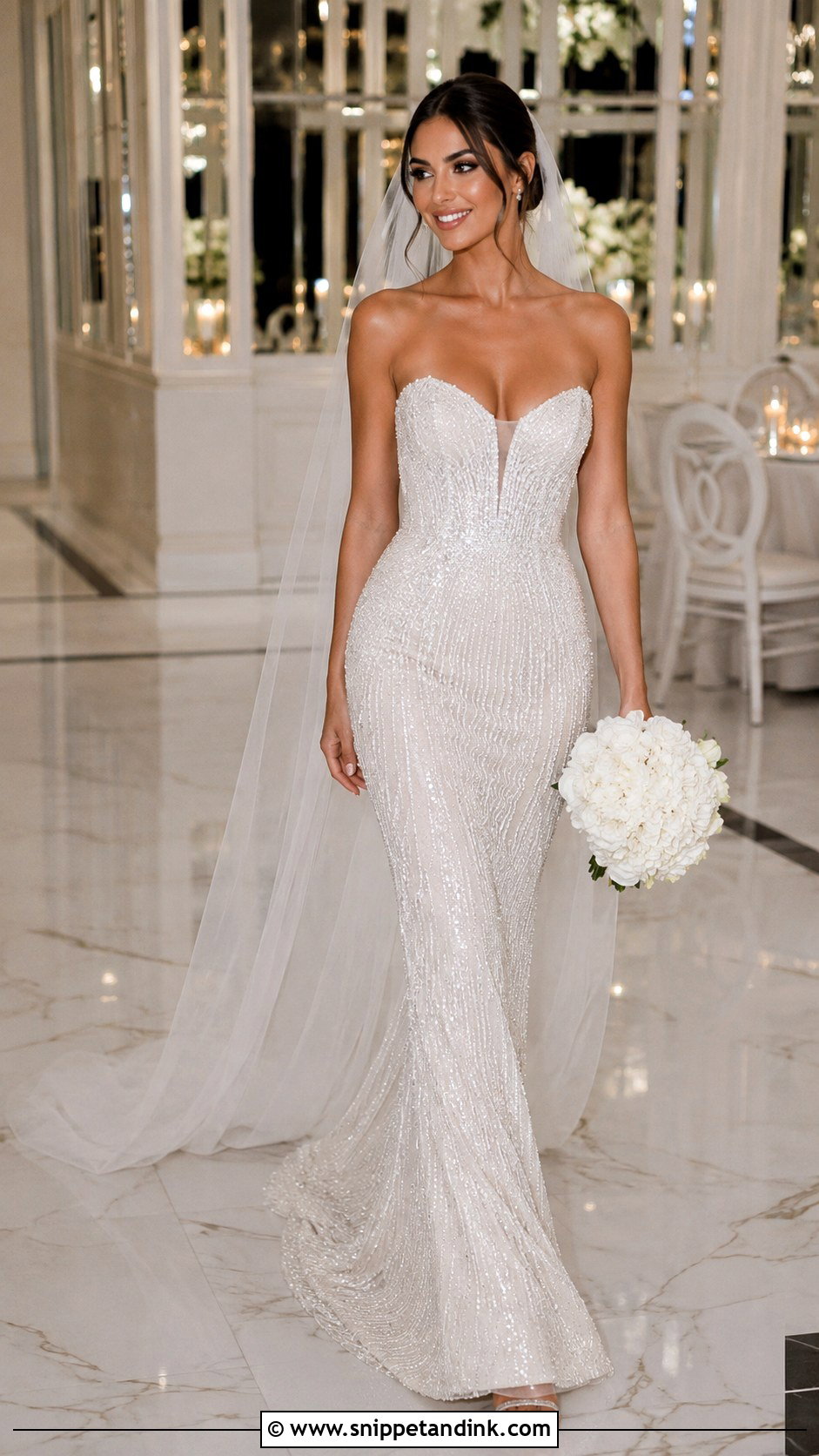 Beaded Wedding Dress - Snippet and Ink - 30 Stunning Wedding Dresses