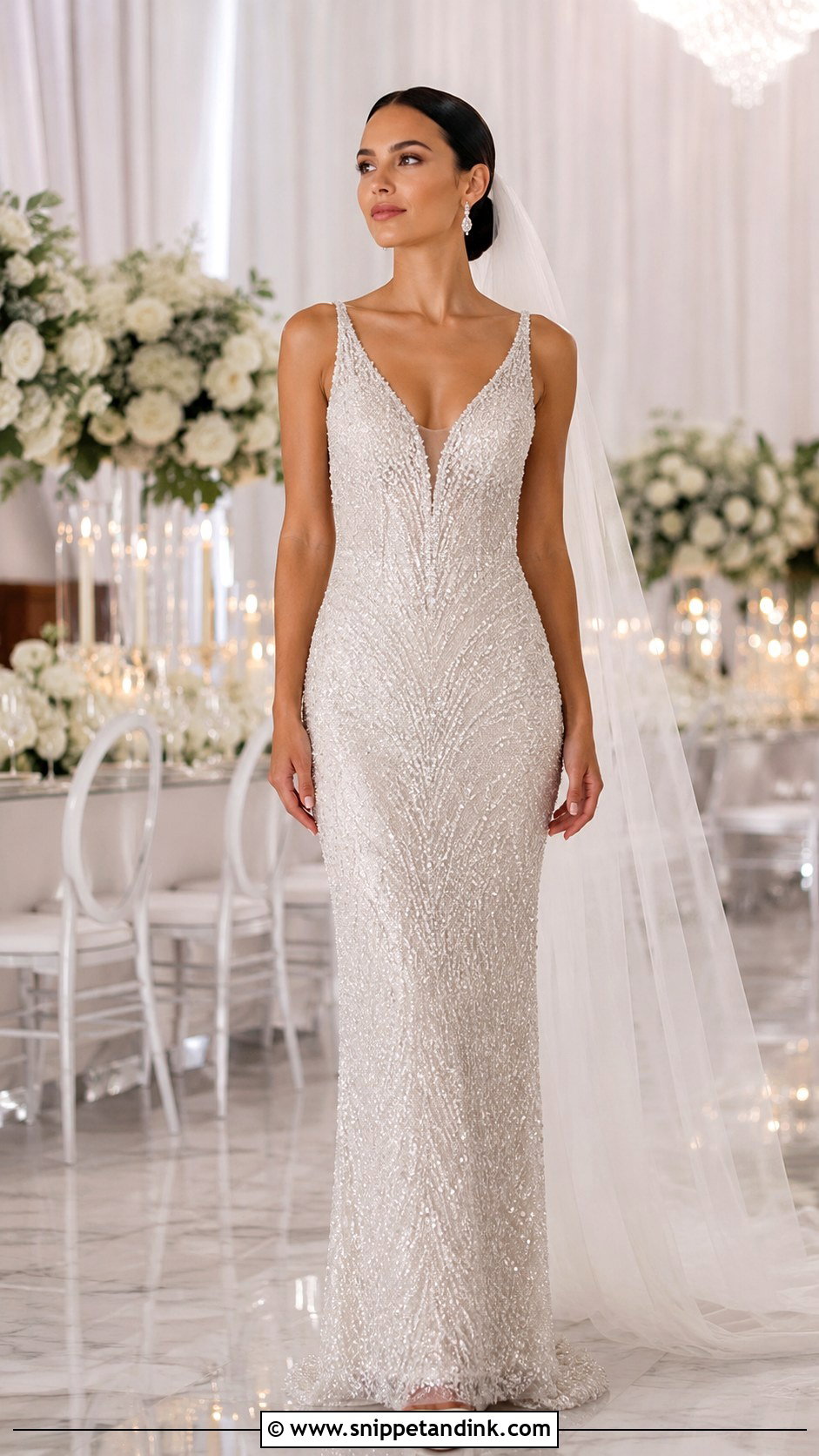 Beaded Wedding Dress - Snippet and Ink - 25 Most Beautiful Wedding Dresses