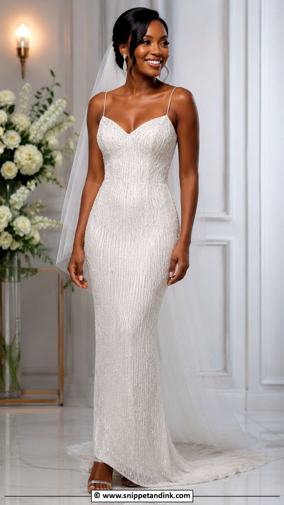 Beaded Wedding Dress - Snippet and Ink - 30 Dream Wedding Dresses Black Women