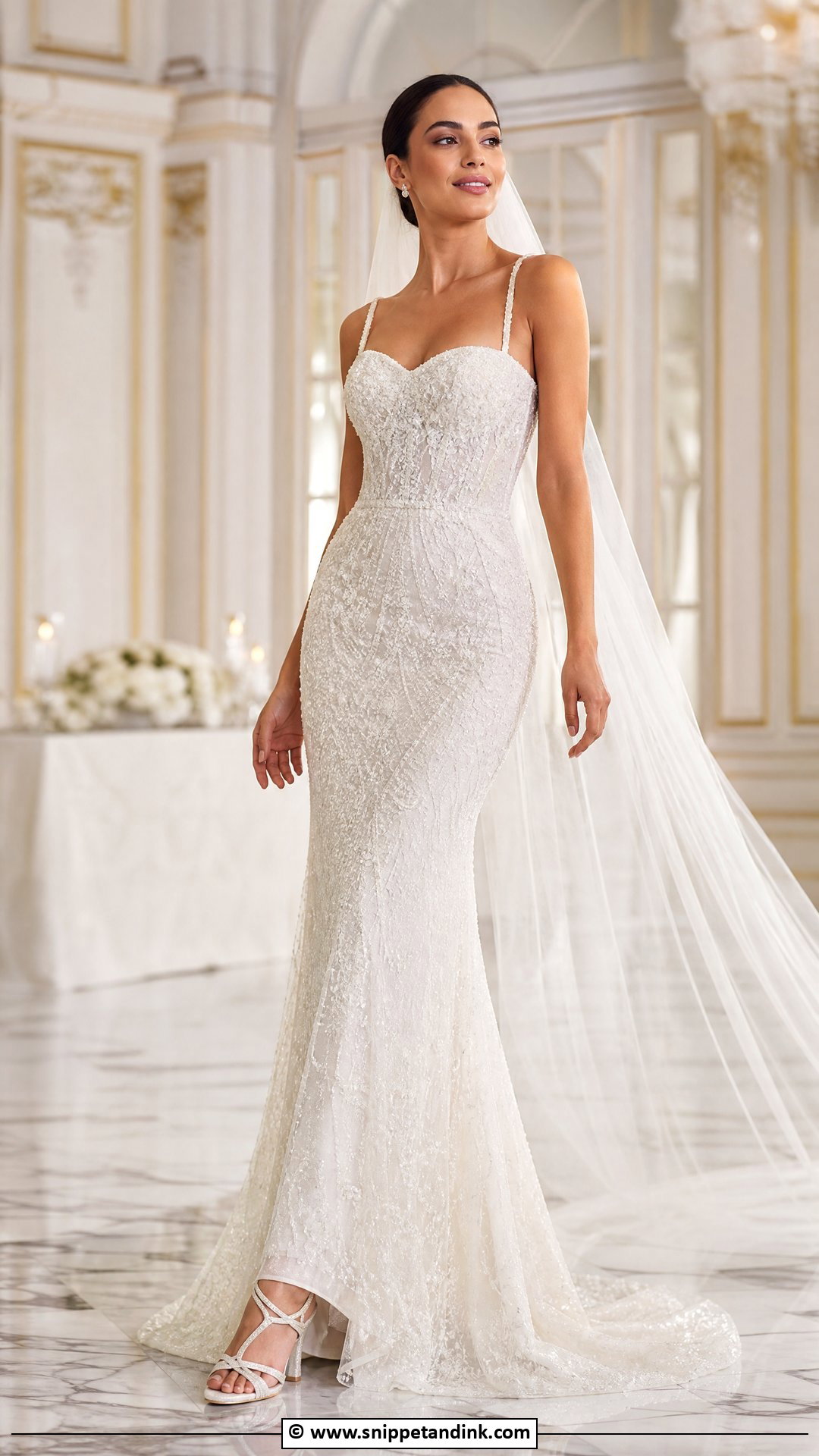 Beaded Wedding Dress - Snippet and Ink - 35 2025 Wedding Dresses