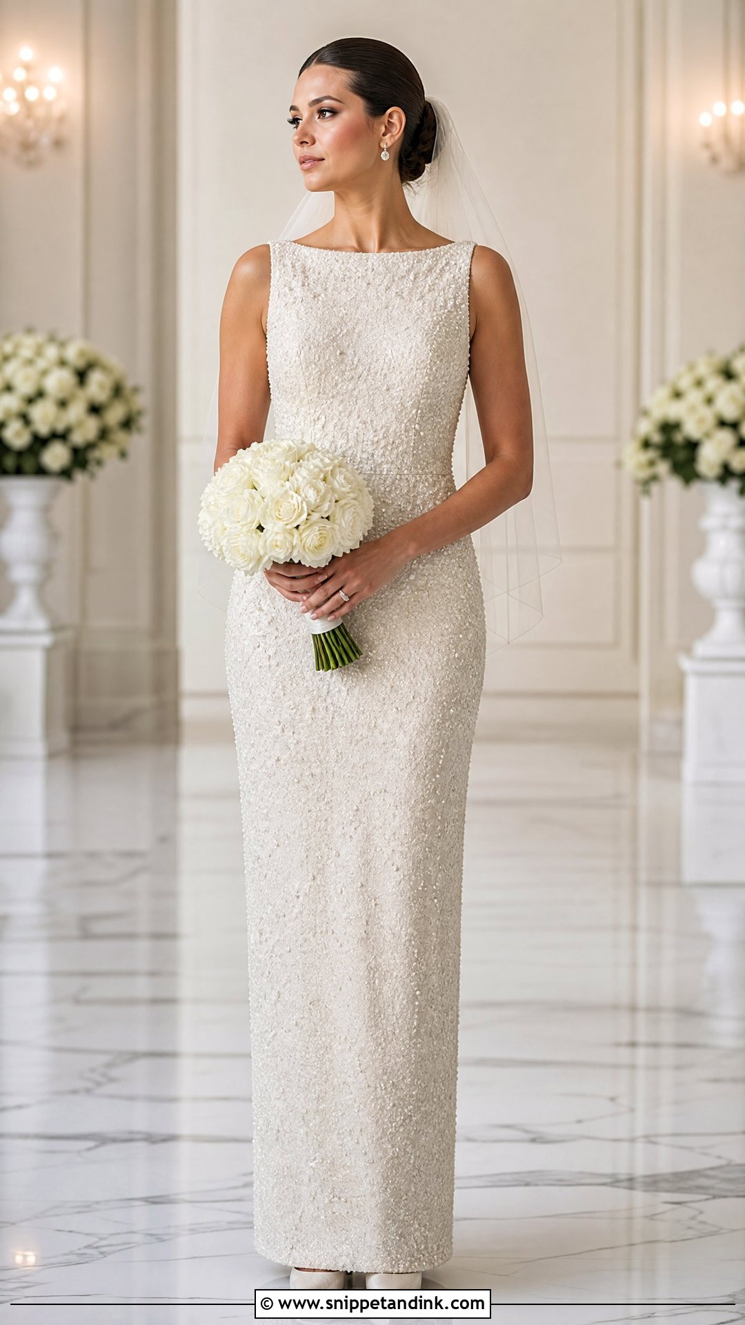 Beaded Wedding Dress No Train - Snippet and Ink - 20 Wedding Dress No Train Ideas