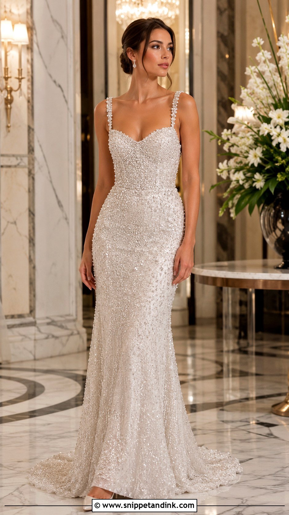 Beaded Wedding Dress With Straps - Snippet and Ink - 25 Wedding Dress with Straps Ideas