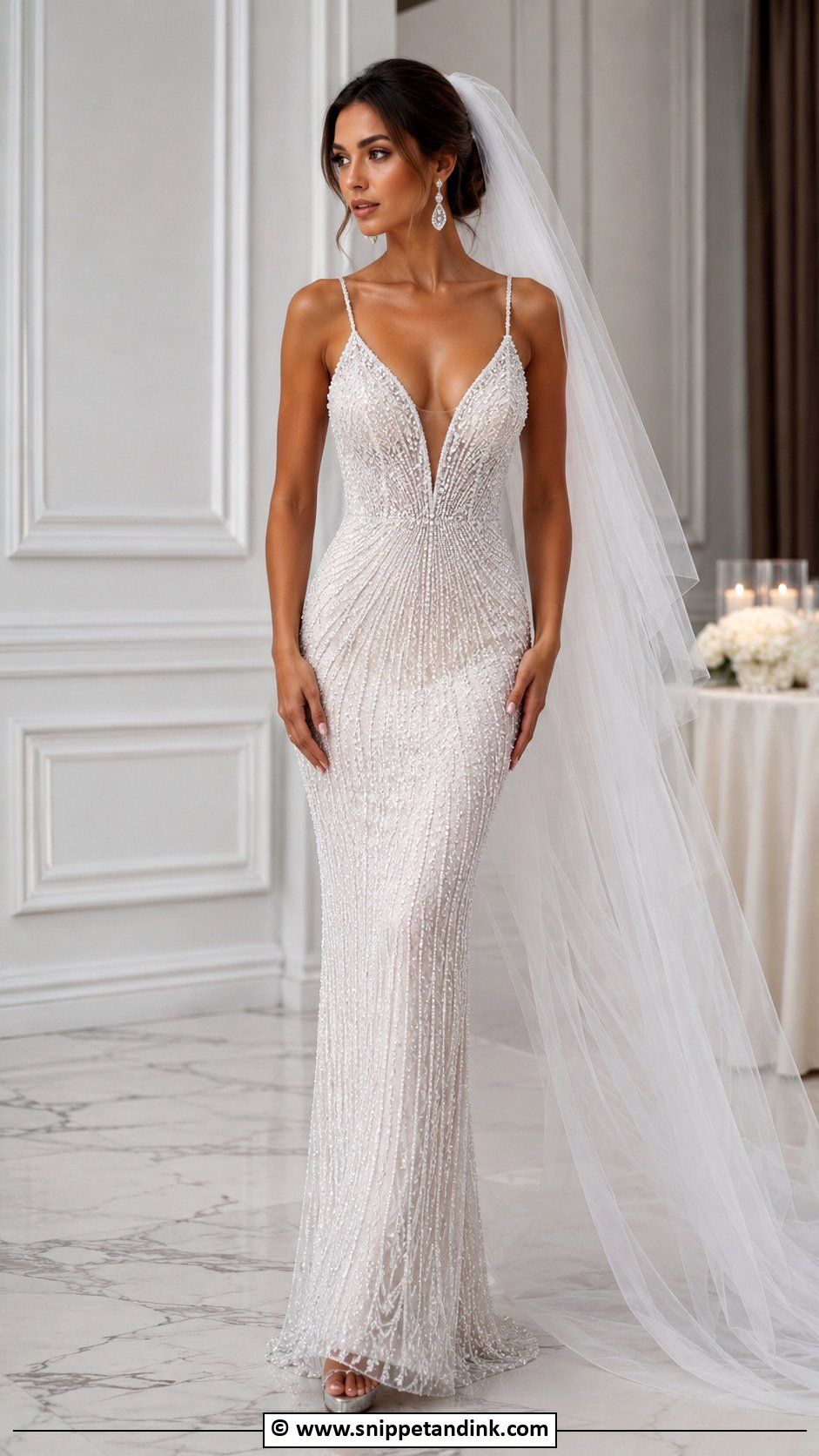 Beaded Wedding Dress - Snippet and Ink - 25 Latest Designer Dresses for Wedding