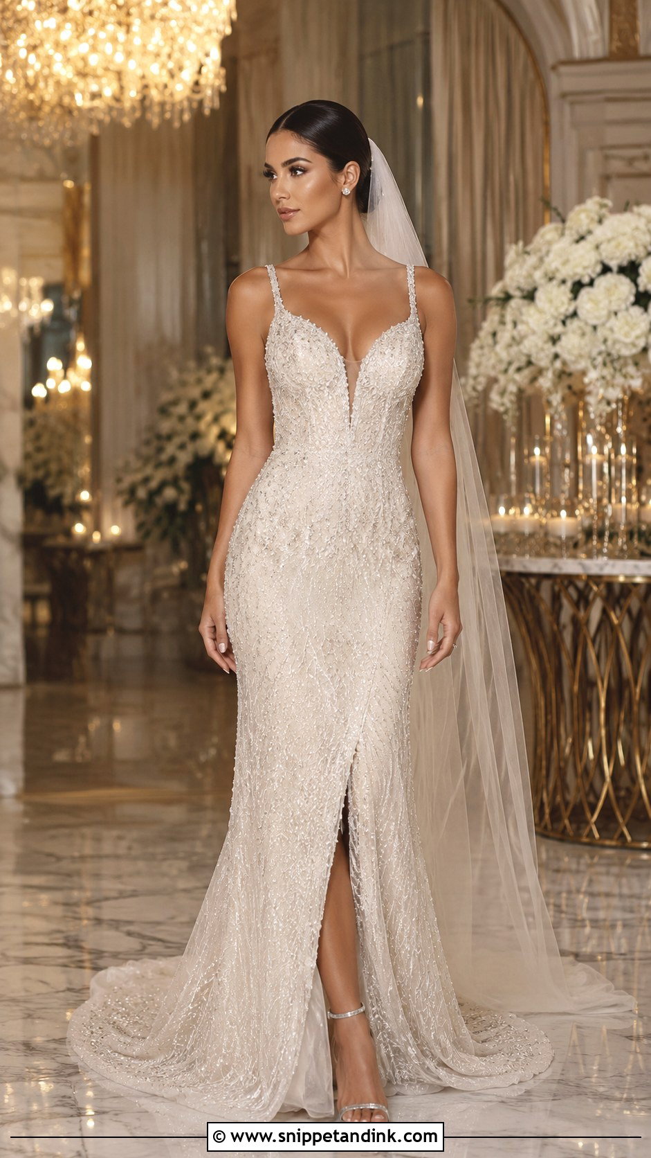 Beaded Wedding Gown - Snippet and Ink - 25 Wedding Dresses Gown