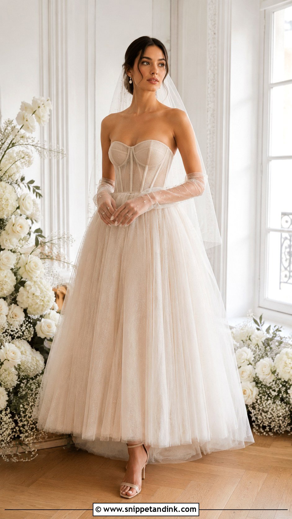 Beige Corset Wedding Dress - Snippet and Ink - 30 Beige Wedding Dress Ideas