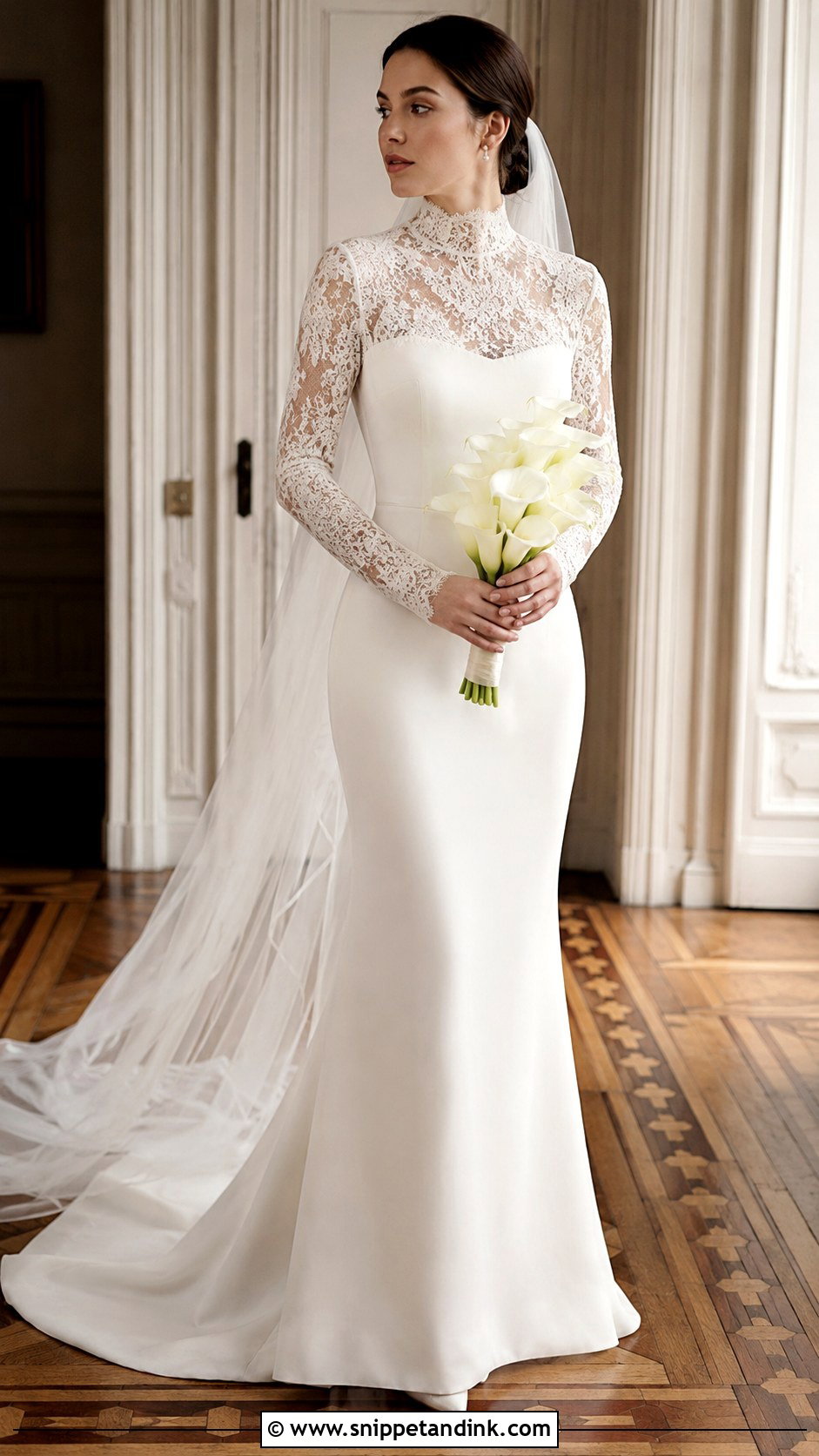Bella Swan High Neck Wedding Dress - Snippet and Ink - 20 Bella's Wedding Dress Ideas