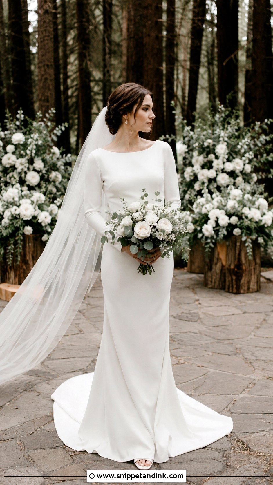 Bella Swan Long Sleeve Wedding Dress - Snippet and Ink - 20 Bella's Wedding Dress Ideas