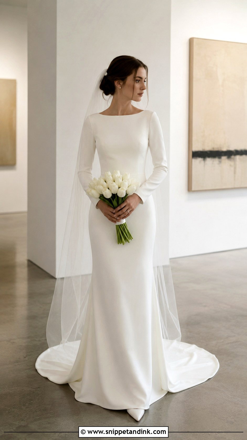 Bella Swan Minimalist Wedding Dress - Snippet and Ink - 20 Bella's Wedding Dress Ideas