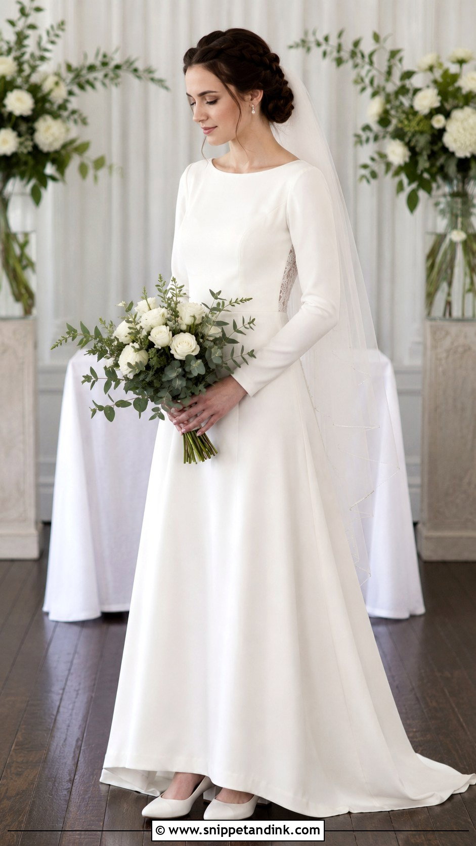 Bella Swan Modest Wedding Dress - Snippet and Ink - 20 Bella's Wedding Dress Ideas