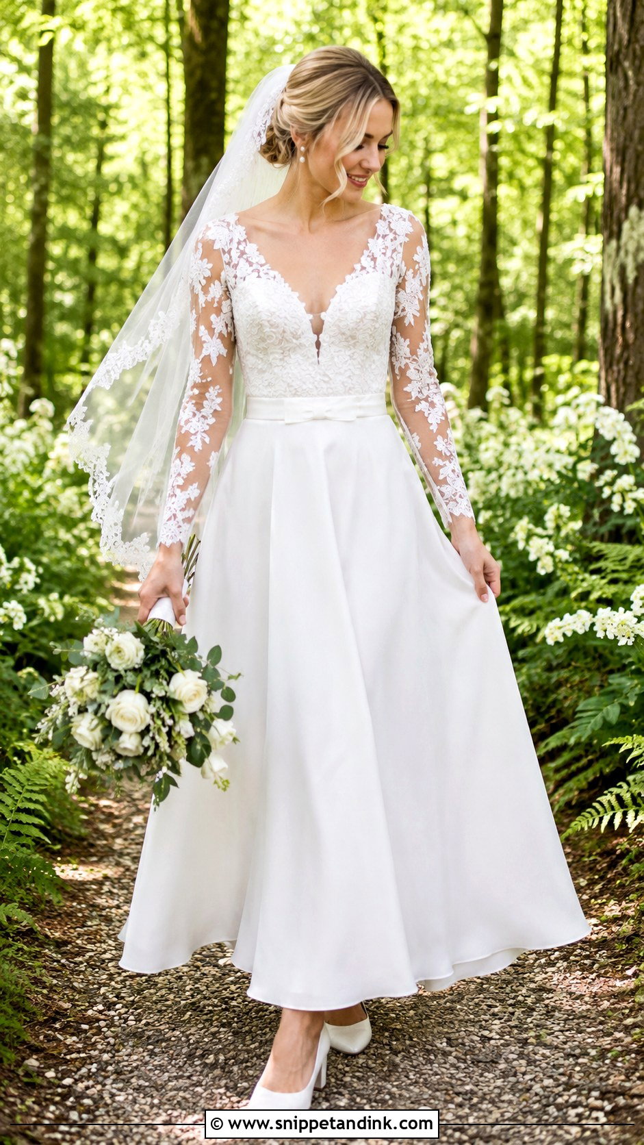 Bella Wedding Dress With A Line Skirt - Snippet and Ink - 20 Bella Wedding Dress Ideas