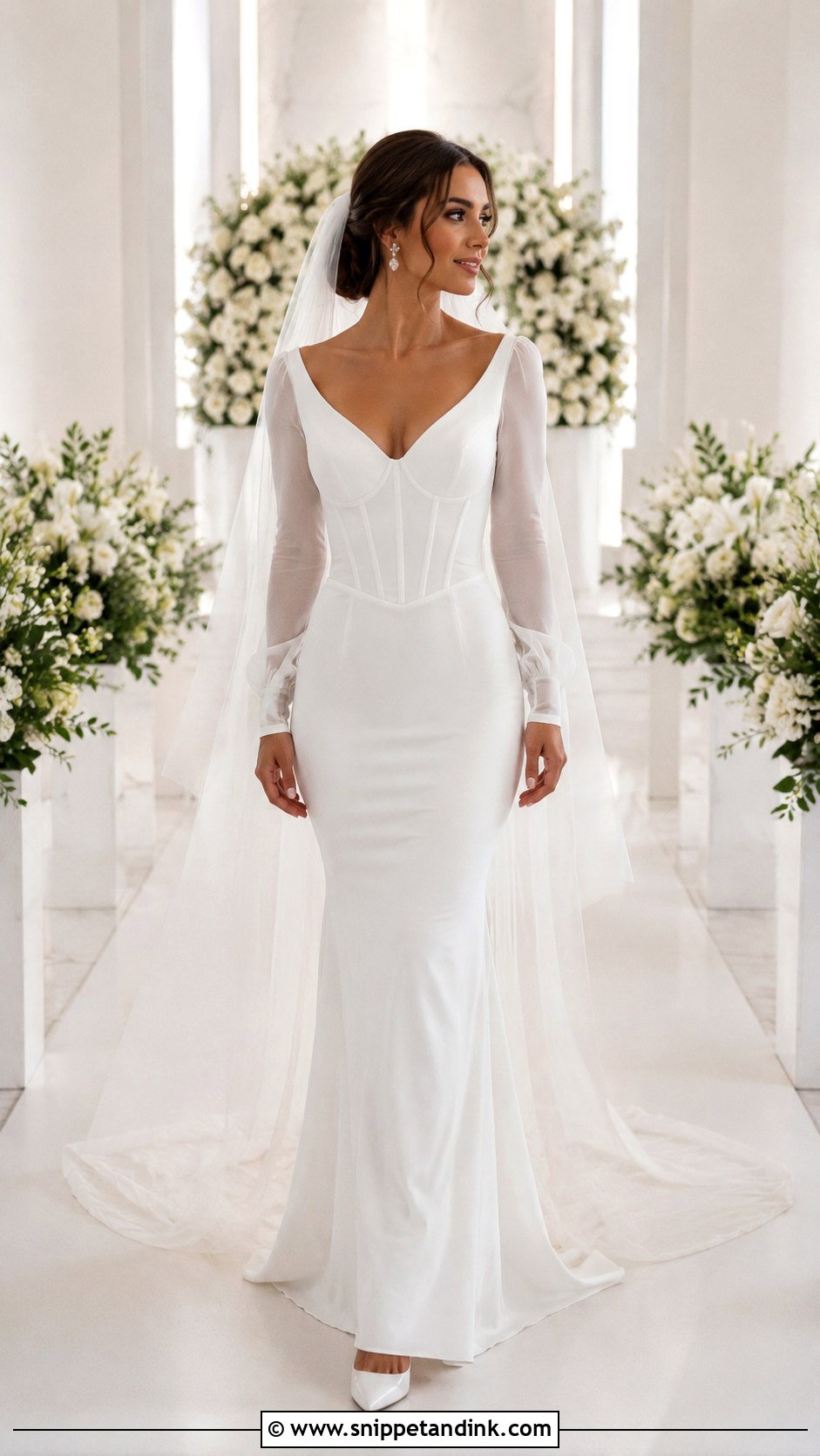 Bella Wedding Dress With Corset Bodice - Snippet and Ink - 20 Bella Wedding Dress Ideas