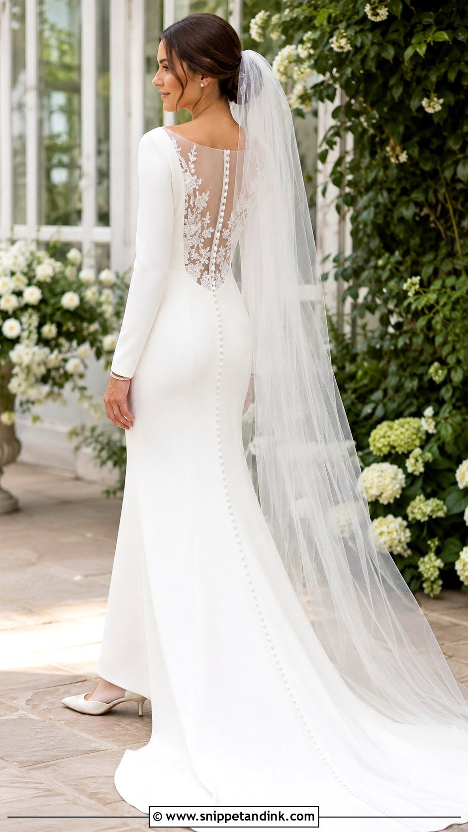 Bella Wedding Dress With Pearl Buttons - Snippet and Ink - 20 Bella Wedding Dress Ideas