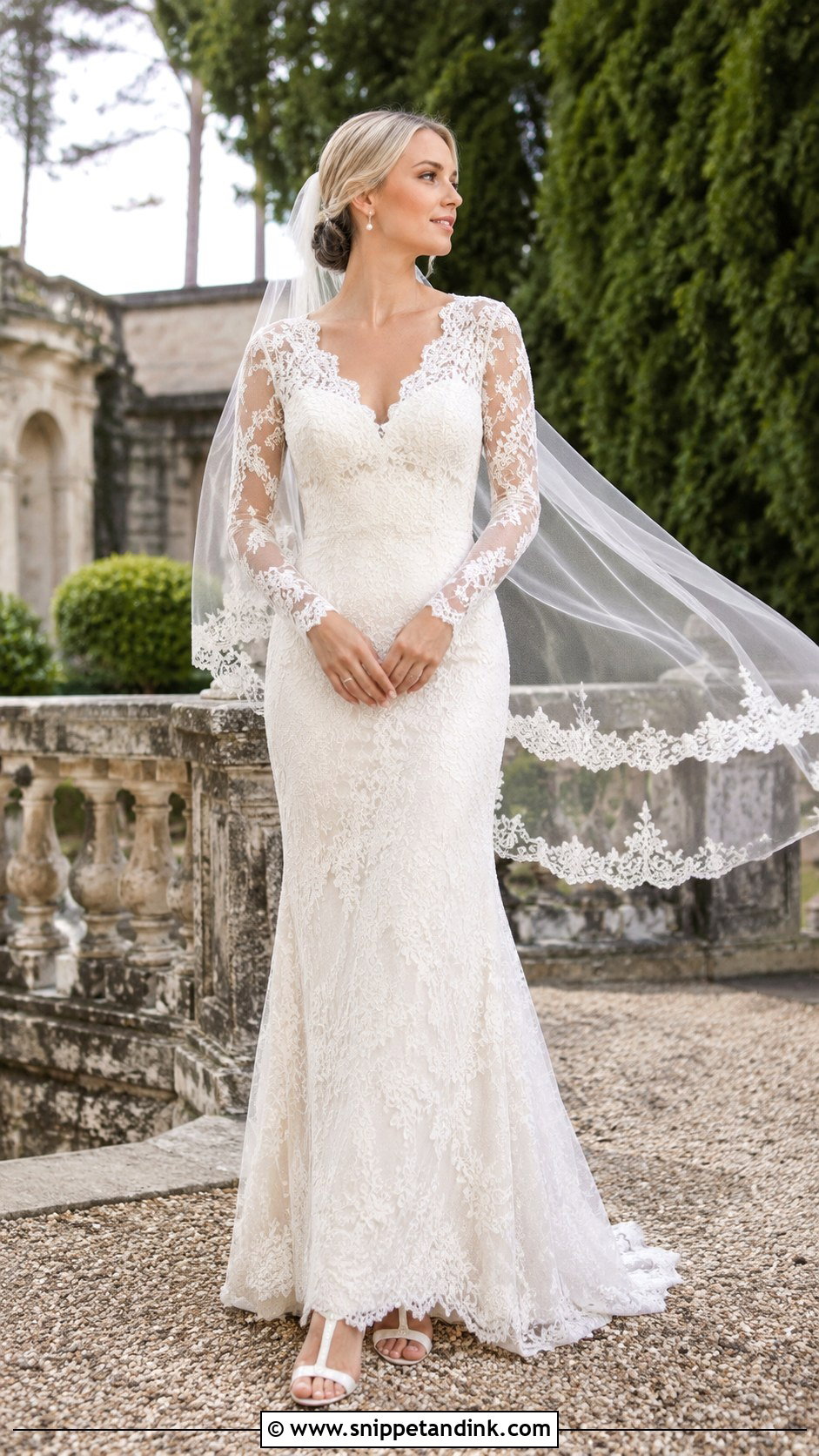 Bella Wedding Dress With Vintage Lace - Snippet and Ink - 20 Bella Wedding Dress Ideas