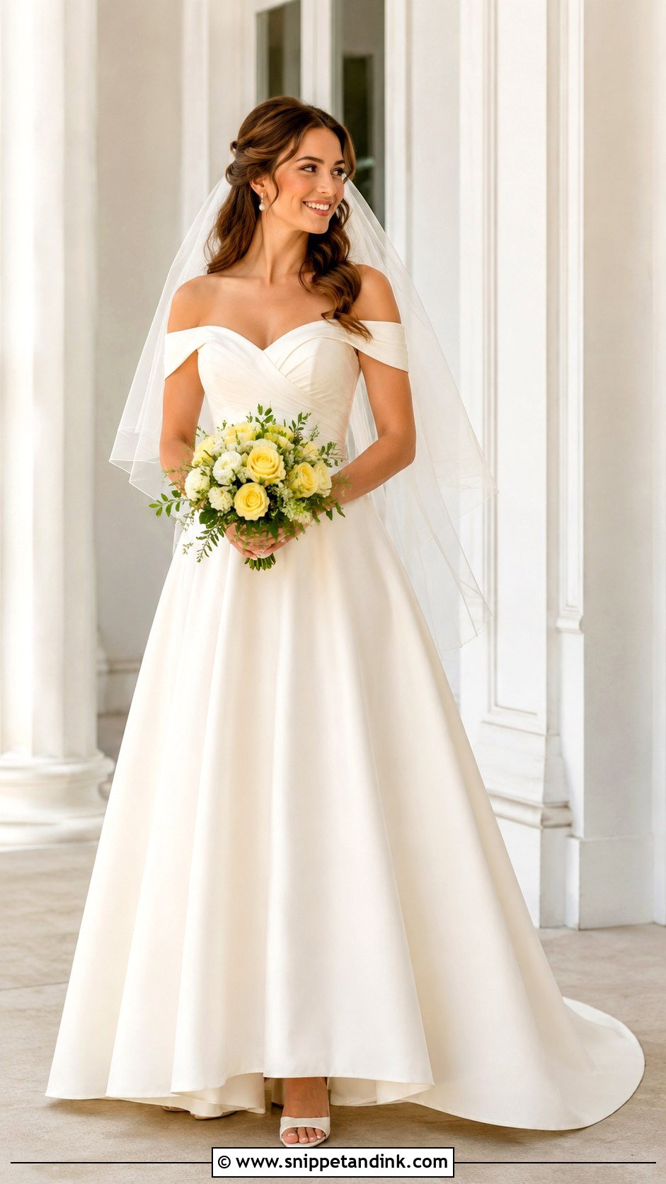 Belle A Line Wedding Dress - Snippet and Ink - 25 Belle Wedding Dress Ideas