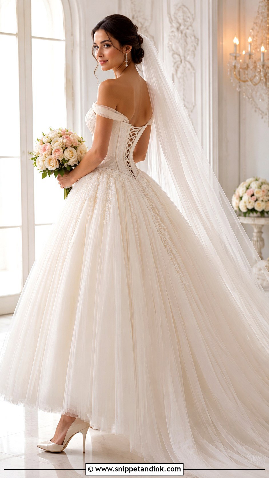Belle Corset Wedding Dress - Snippet and Ink - 25 Belle Wedding Dress Ideas