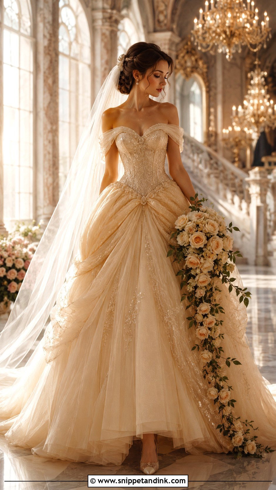 Belle Fairytale Wedding Dress - Snippet and Ink - 25 Belle Wedding Dress Ideas