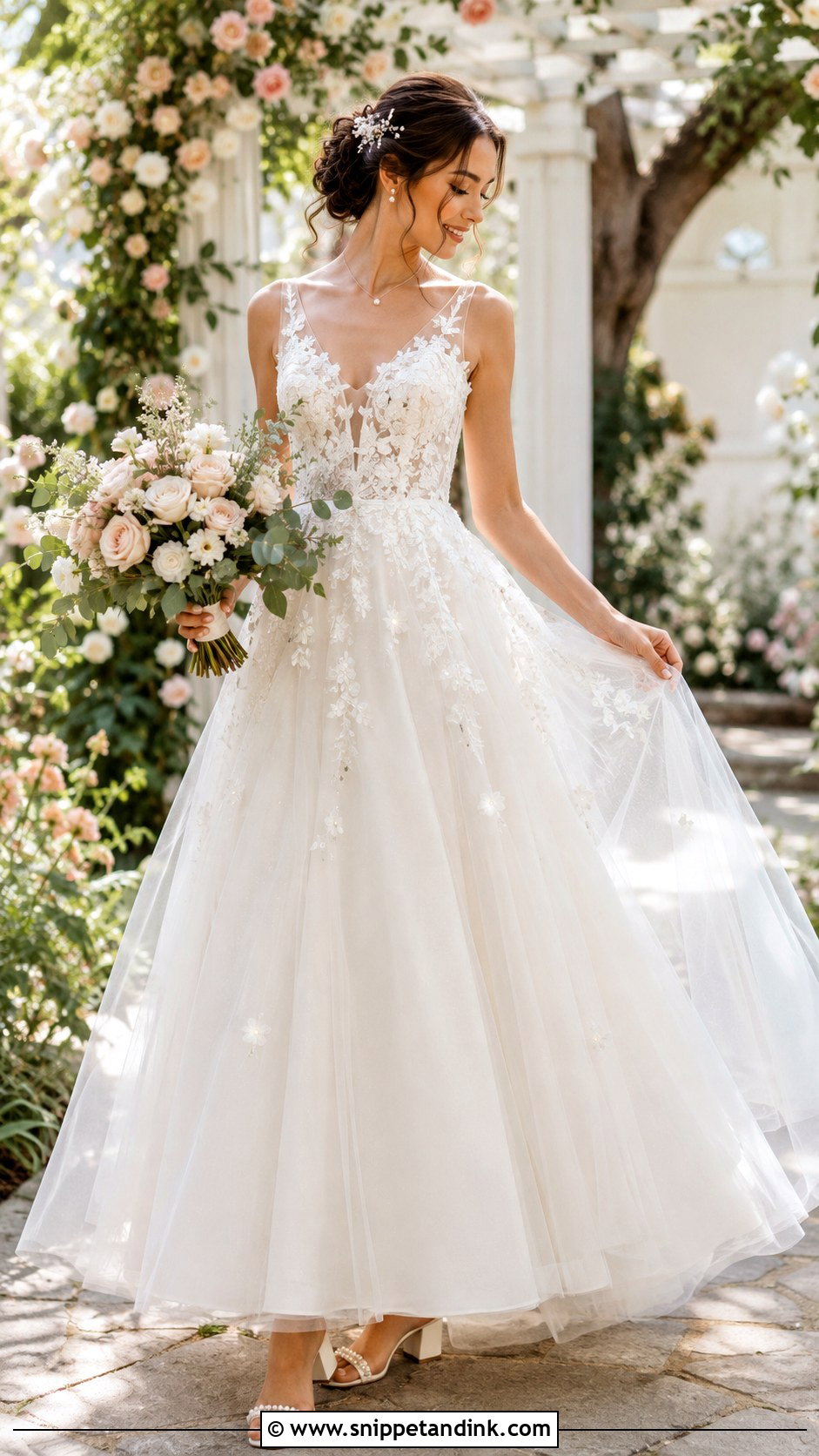 Belle Garden Wedding Dress - Snippet and Ink - 25 Belle Wedding Dress Ideas