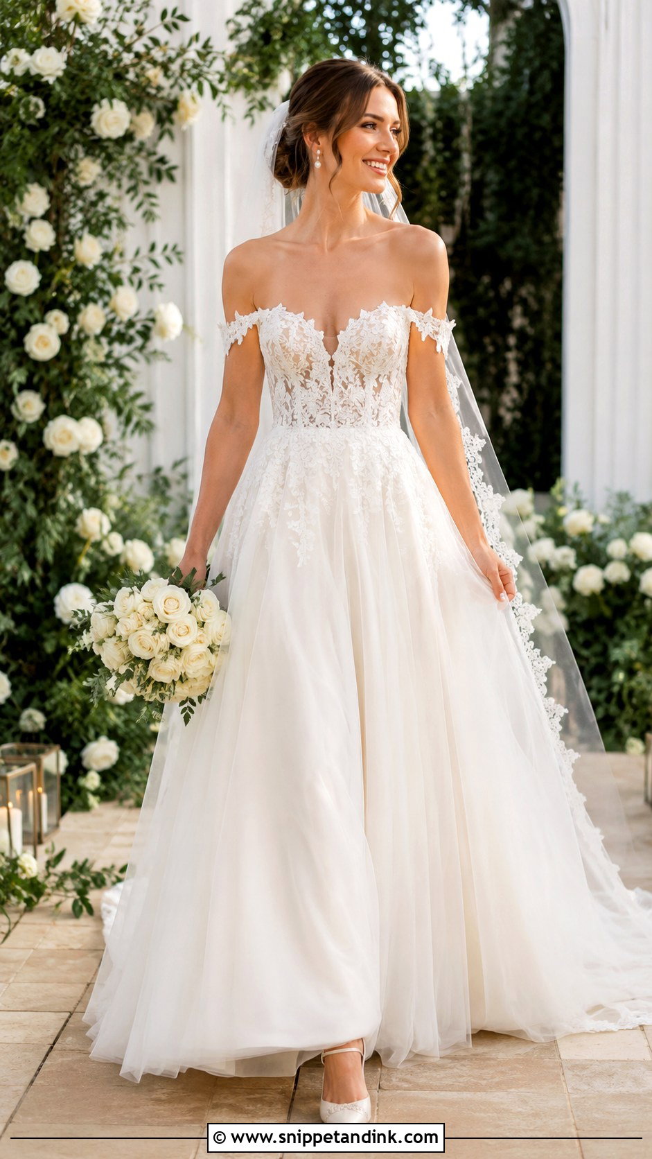 Belle Lace Wedding Dress - Snippet and Ink - 25 Belle Wedding Dress Ideas