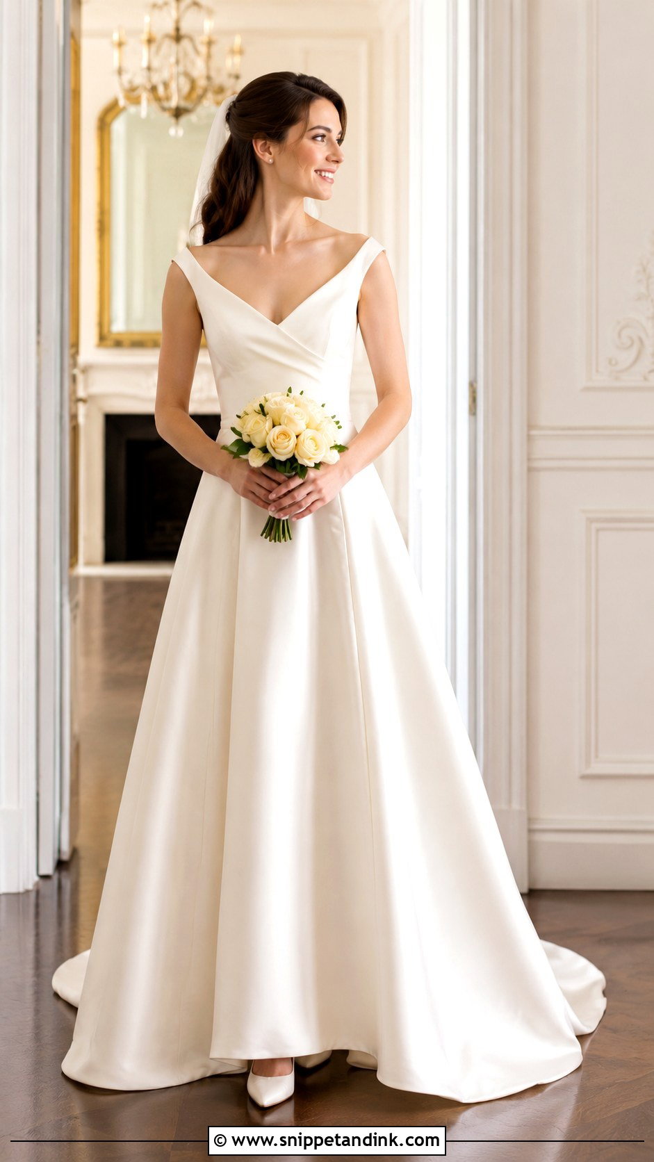 Belle Simple Wedding Dress - Snippet and Ink - 25 Belle Wedding Dress Ideas