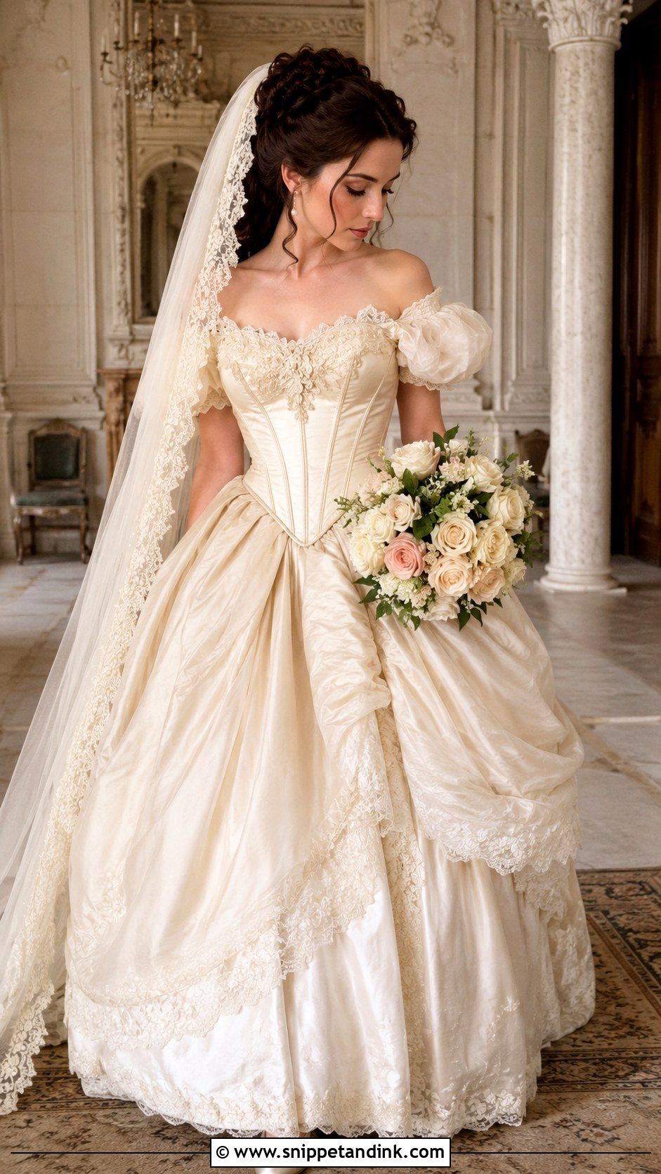 Belle Vintage Wedding Dress - Snippet and Ink - 25 Belle Wedding Dress Ideas