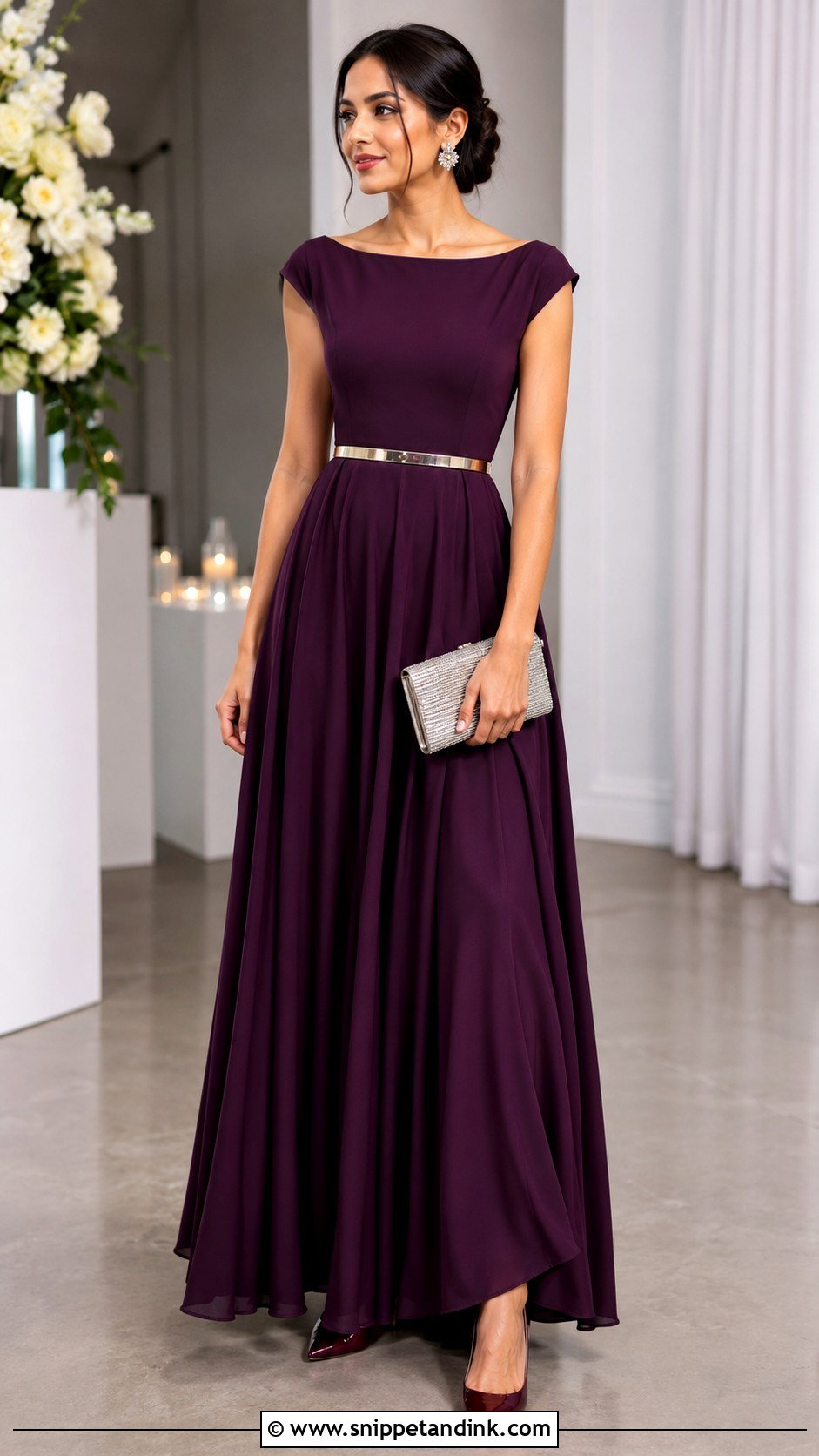 Belted Frock Gown - Snippet and Ink - 20 Froks with Gown Ideas