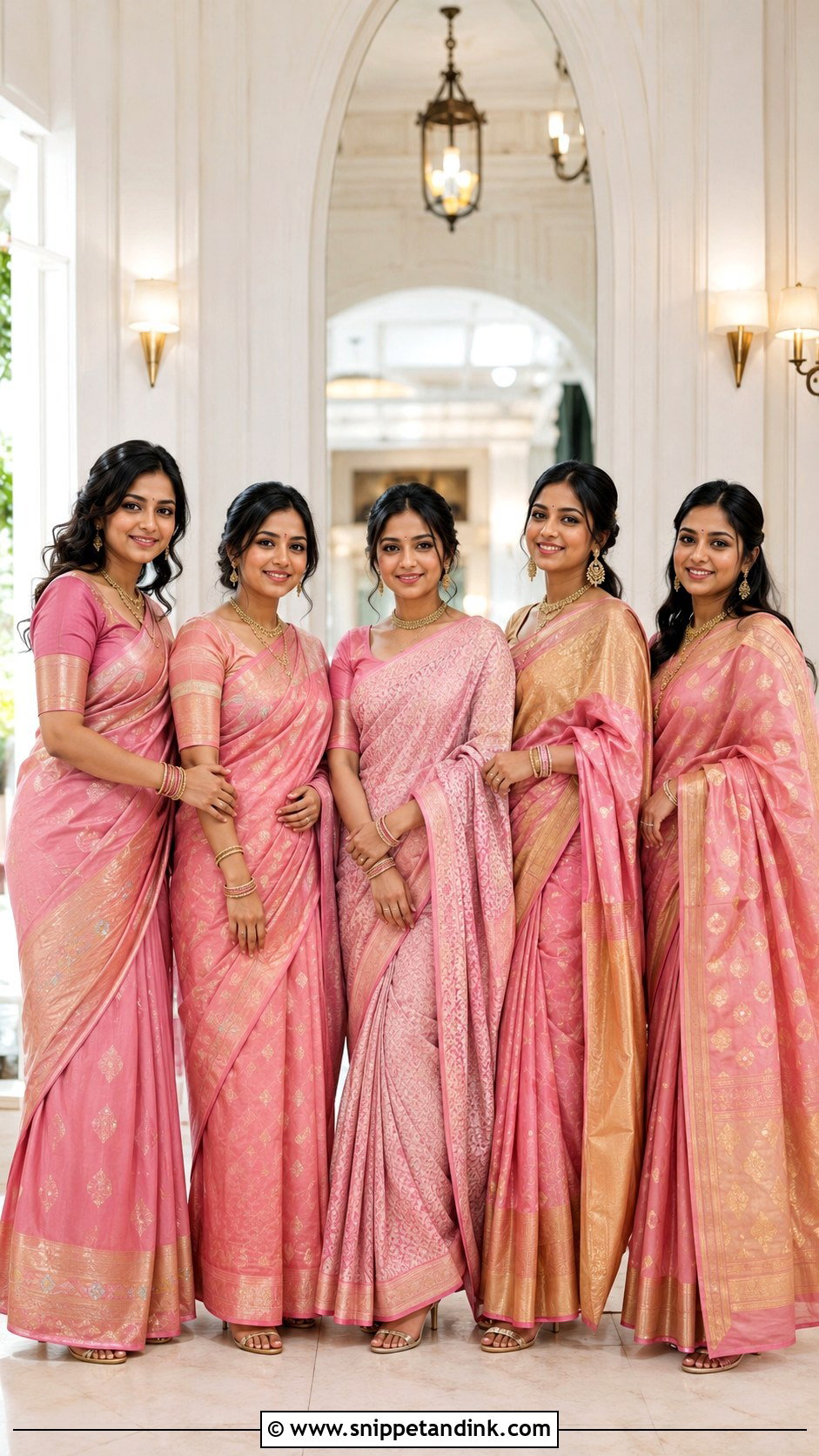 Bengali Bridesmaid Saree - Snippet and Ink - 25 Bengali Wedding Dress Ideas