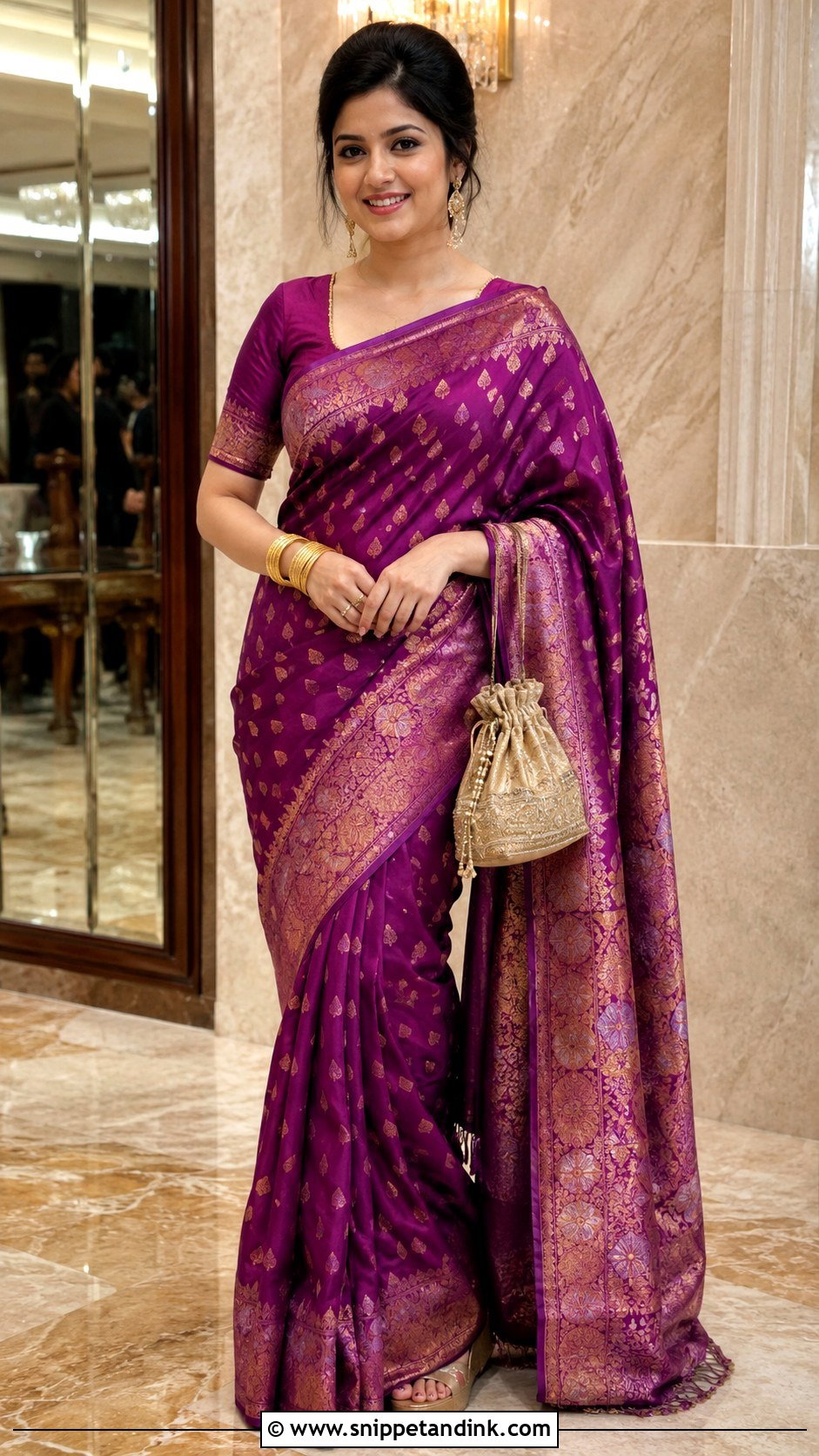 Bengali Dhakai Saree - Snippet and Ink - 25 Bengali Wedding Dress Ideas