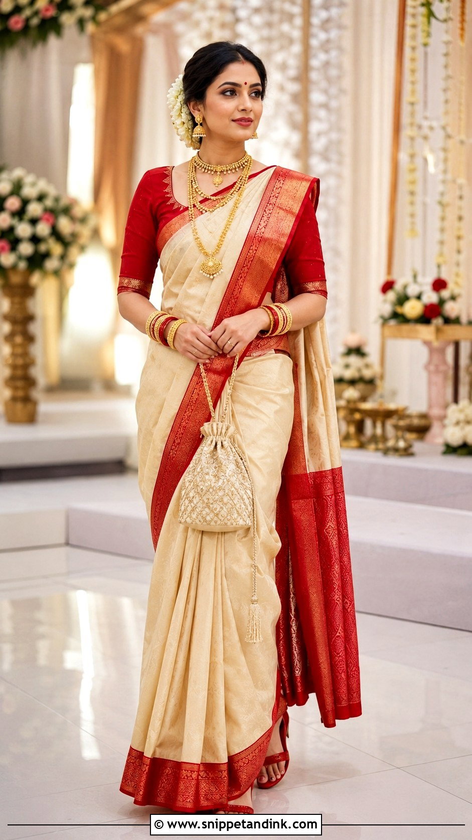 Bengali Saree Indian Wedding Dress - Snippet and Ink - 20 Indian Wedding Dresses Women