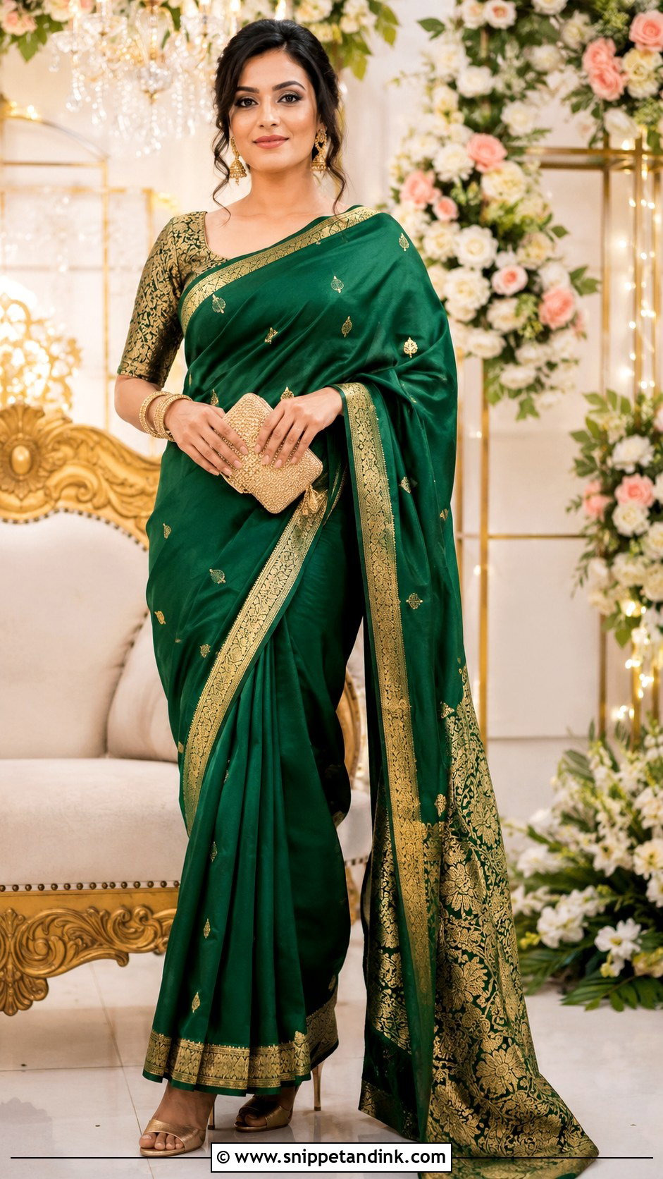 Bengali Silk Saree - Snippet and Ink - 25 Bengali Wedding Dress Ideas
